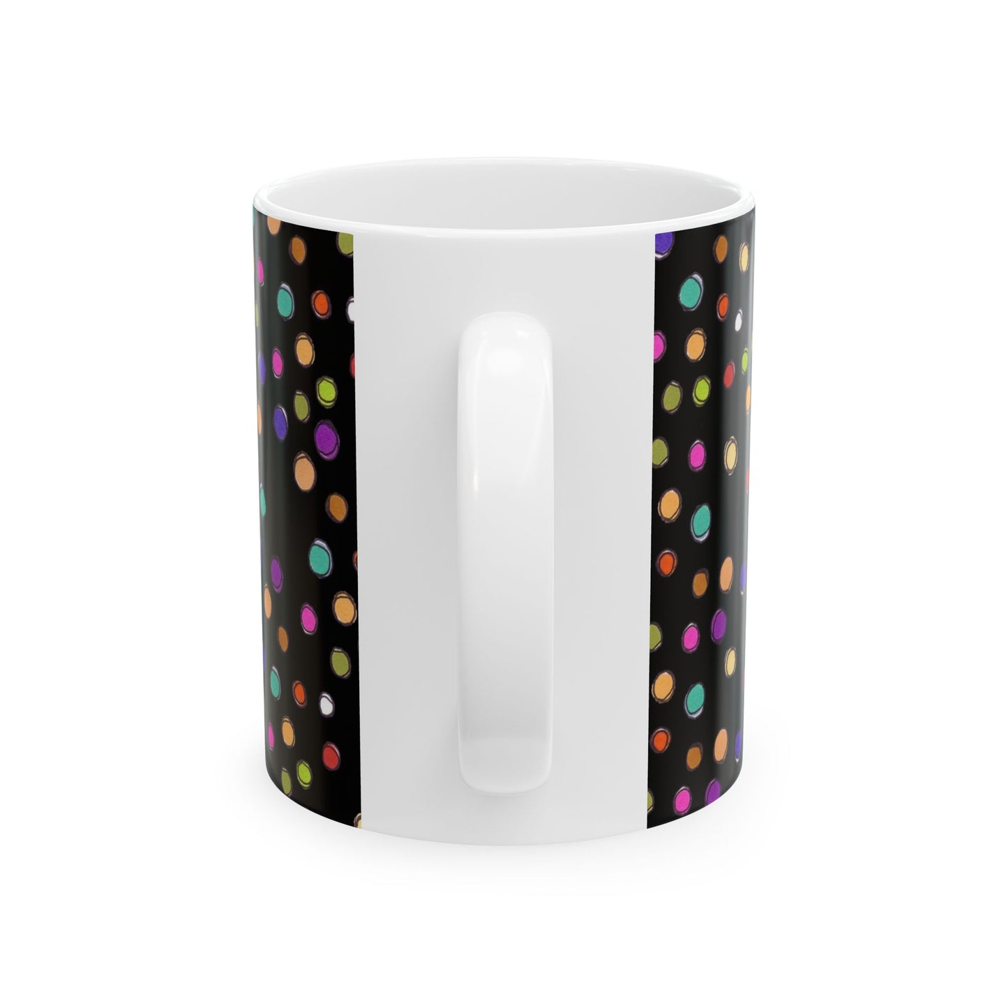 Dog Dots Black / Multi Cup