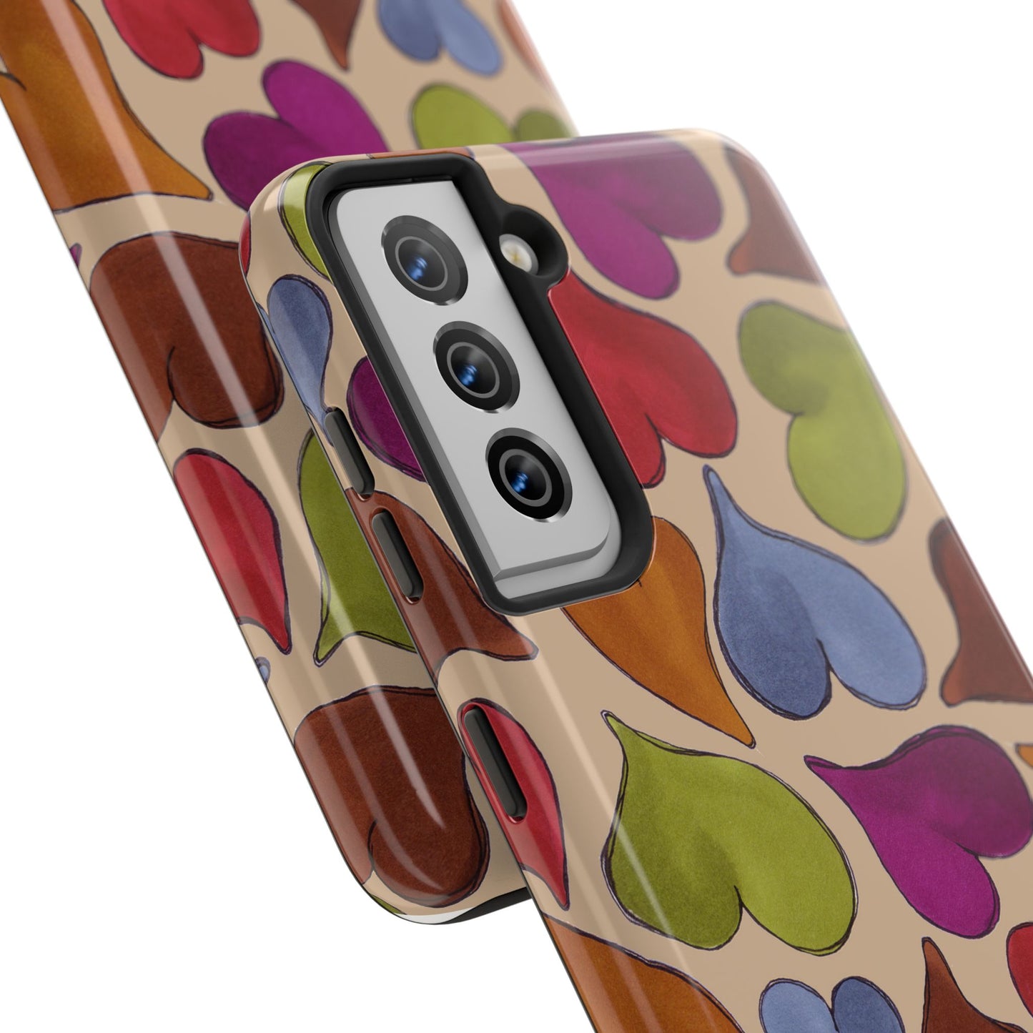 Big Hearted Khaki Phone Case