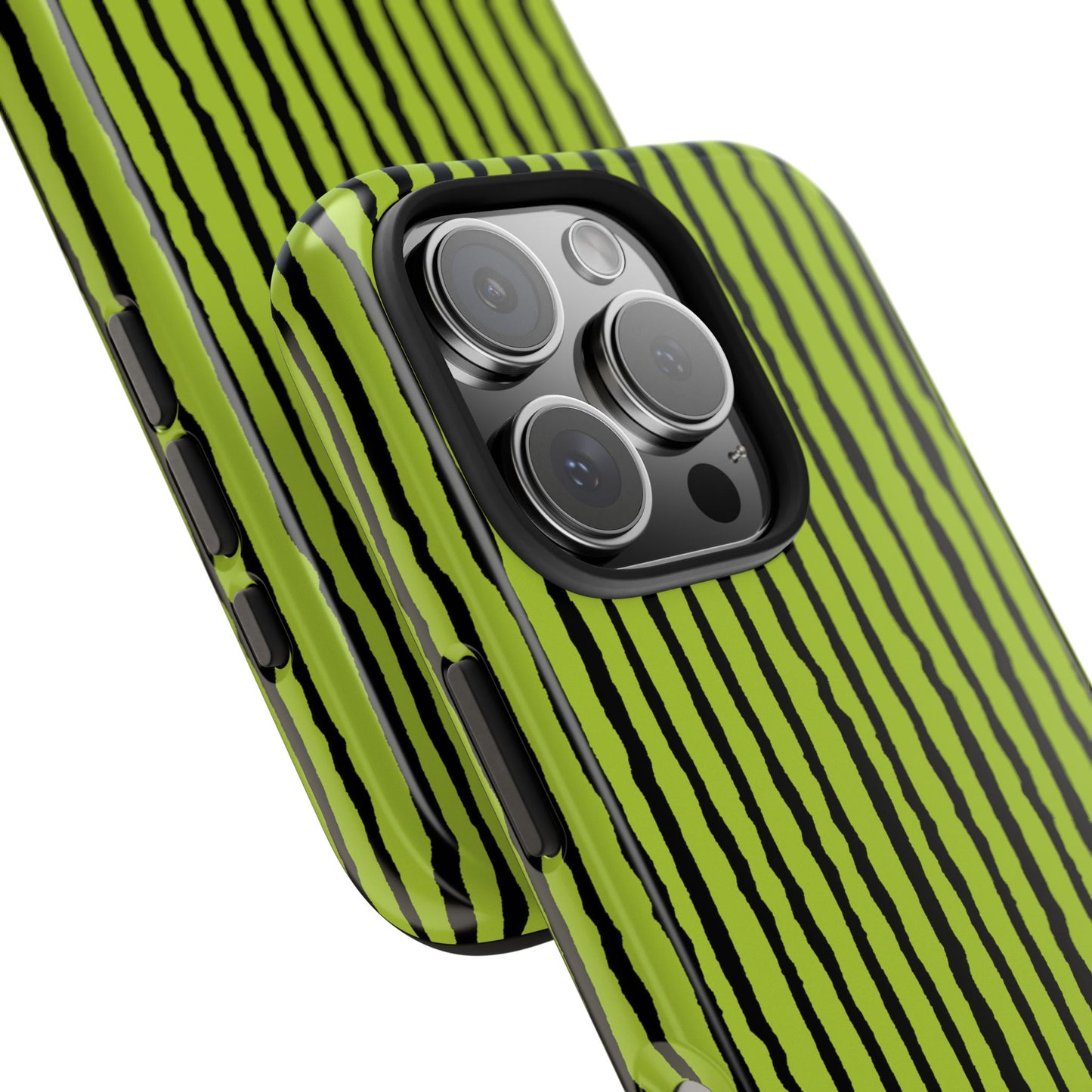 Sorta Stripe Green / Black Phone Case