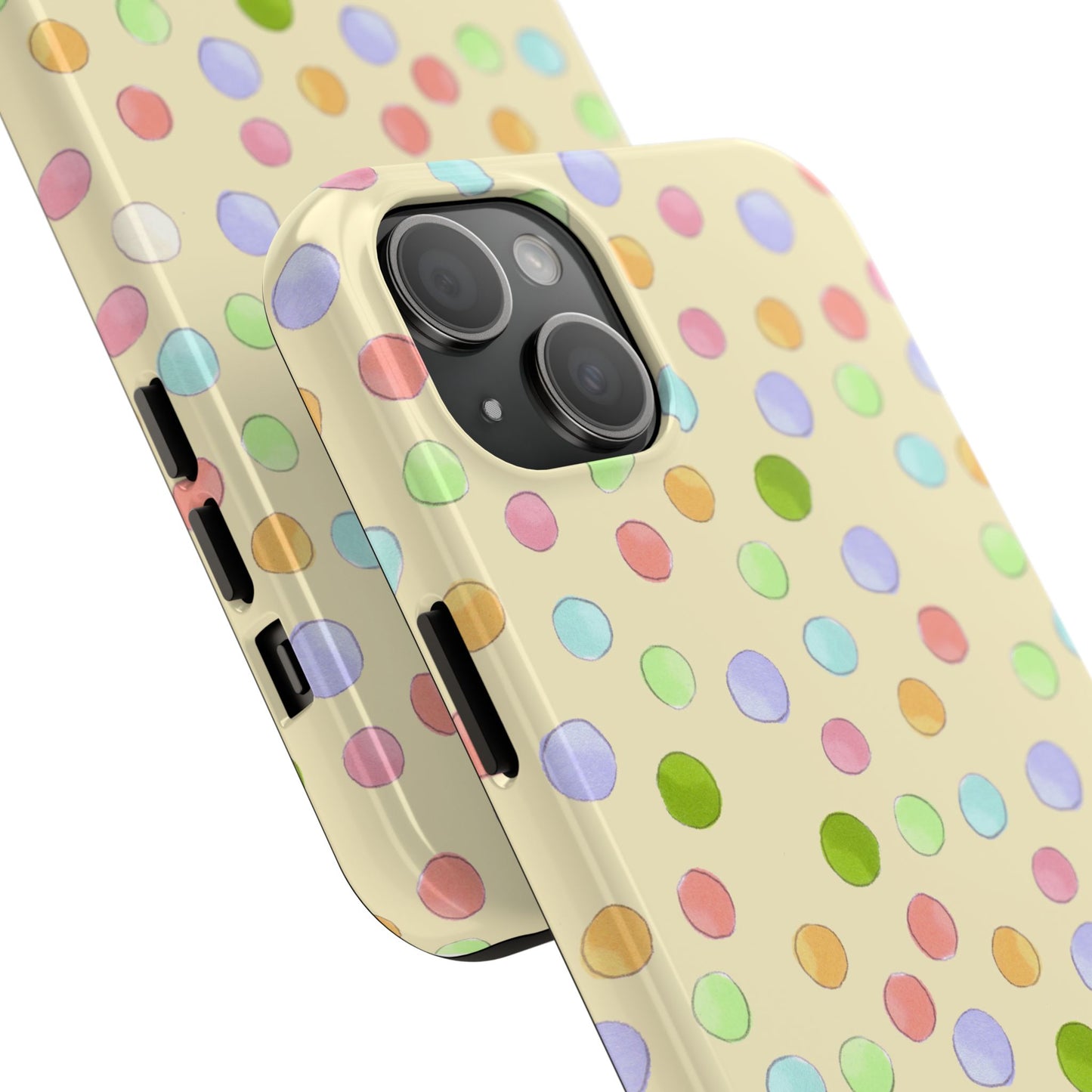 Happy Dots Yellow Phone Case