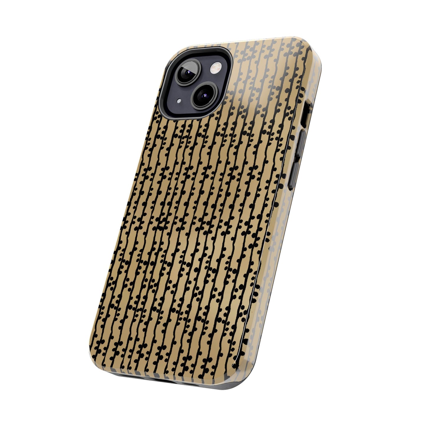 Loopy Stripe Tan Phone Case