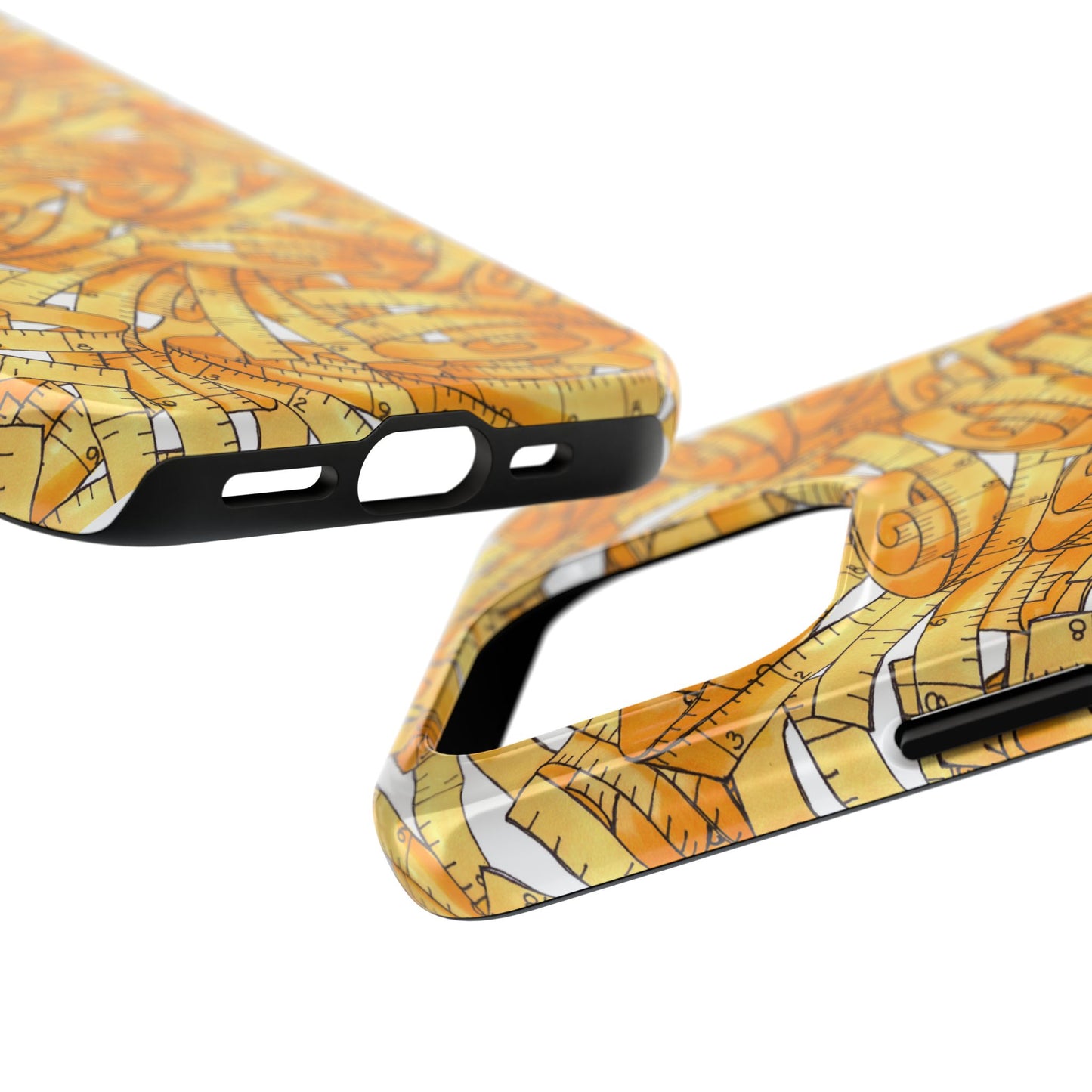 Tape Storm White / Yellow Phone Case