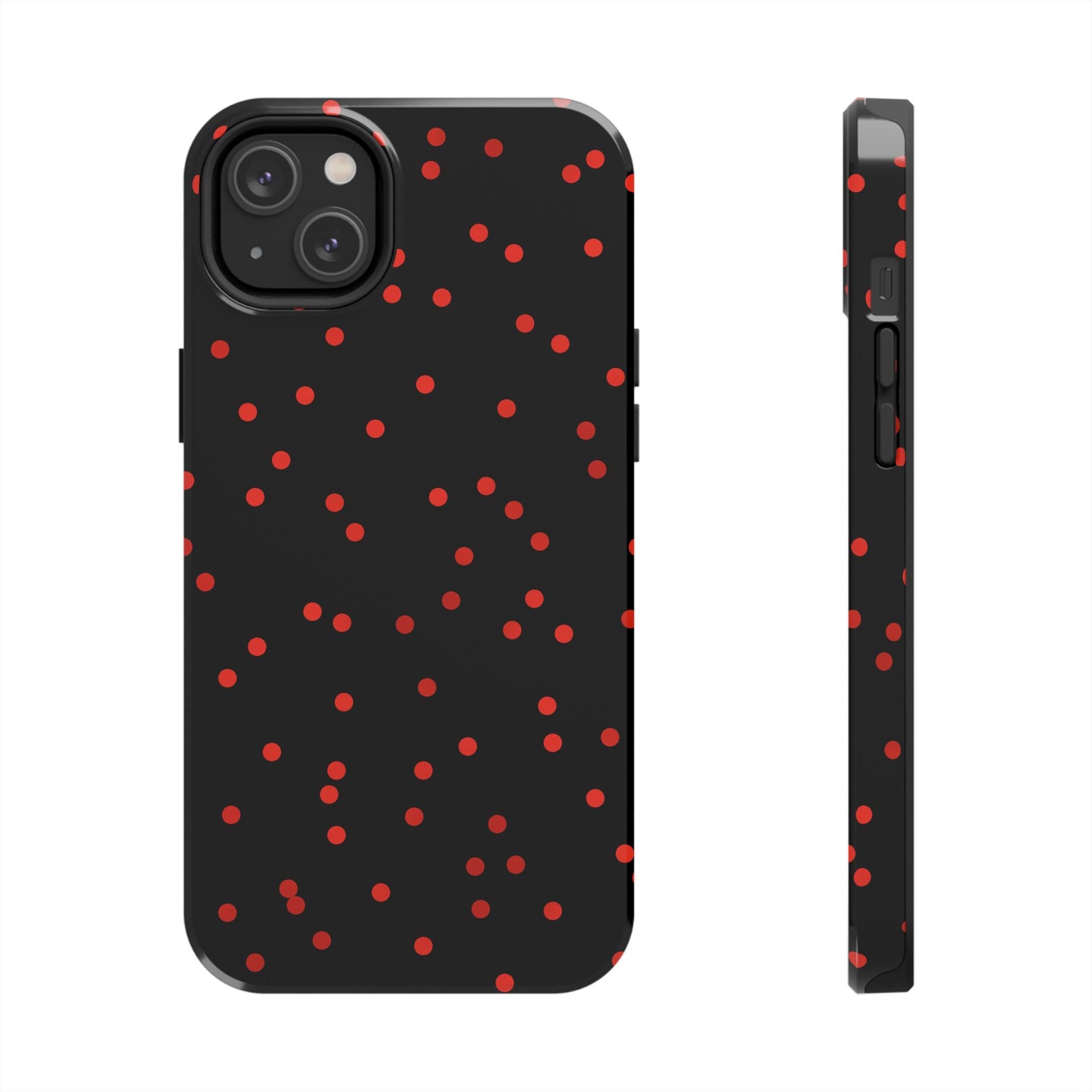 Space Dots Black / Red Phone Case