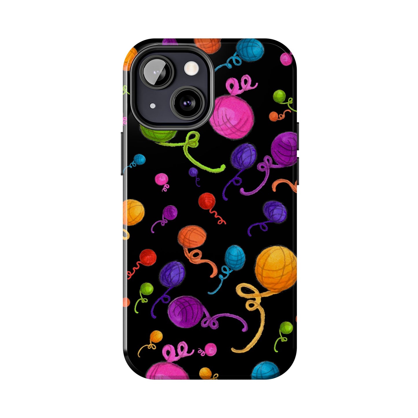 Yarniverse Black Phone Case