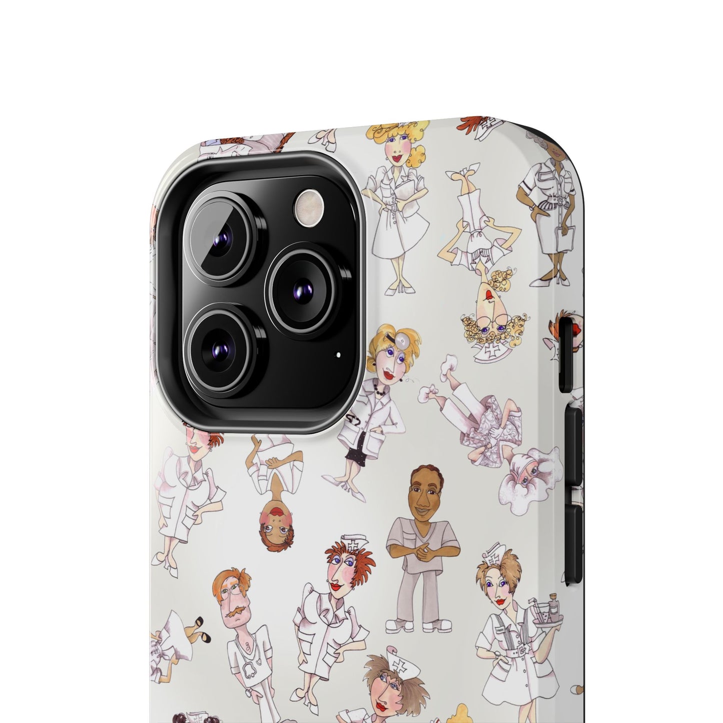Tossed Nurses Gray Phone Case