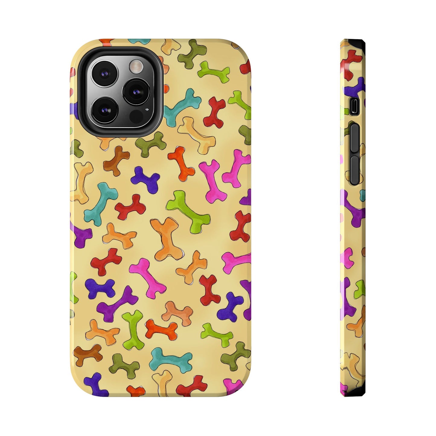 Happy Bones Yellow Phone Case