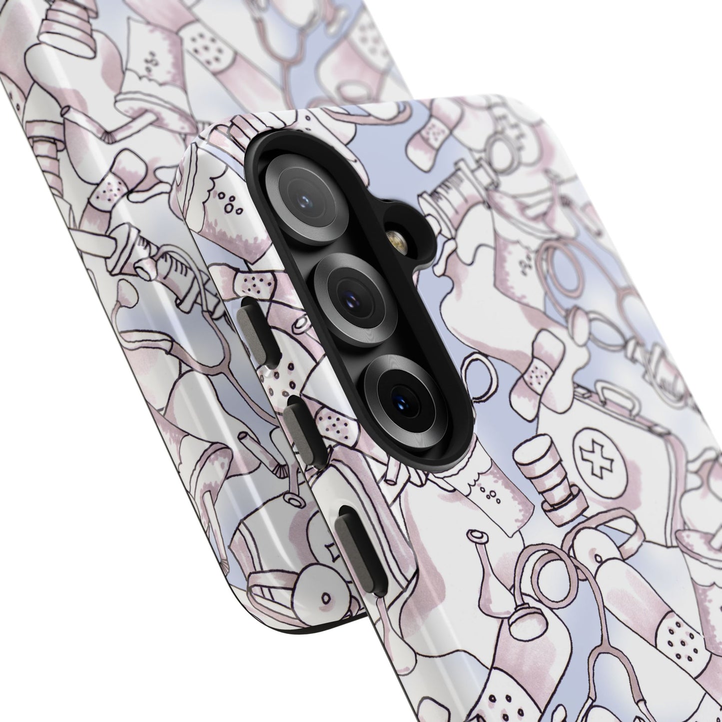 Med Stuff Blue Phone Case