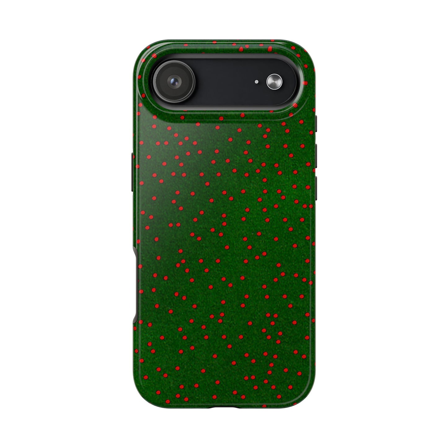 Happy Dots Green / Red Phone Case