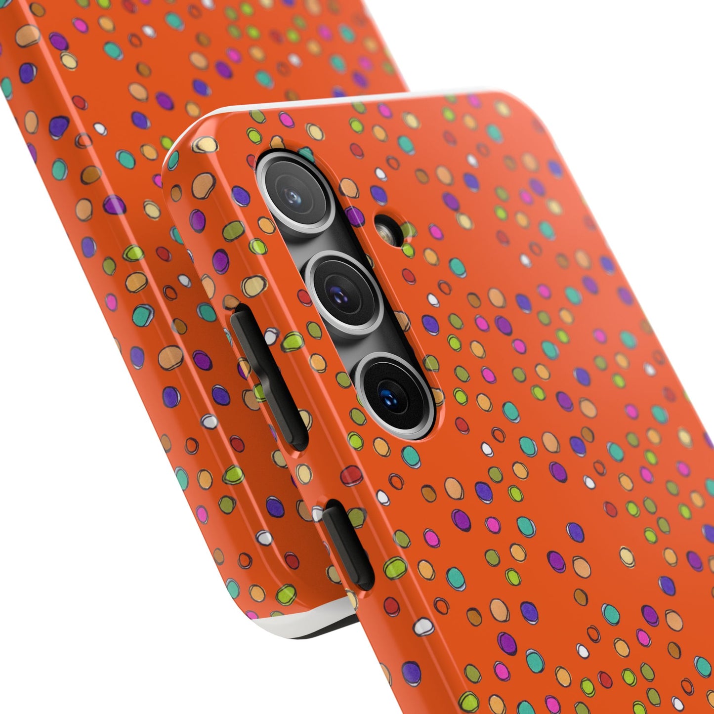 Dog Dots Orange Phone Case