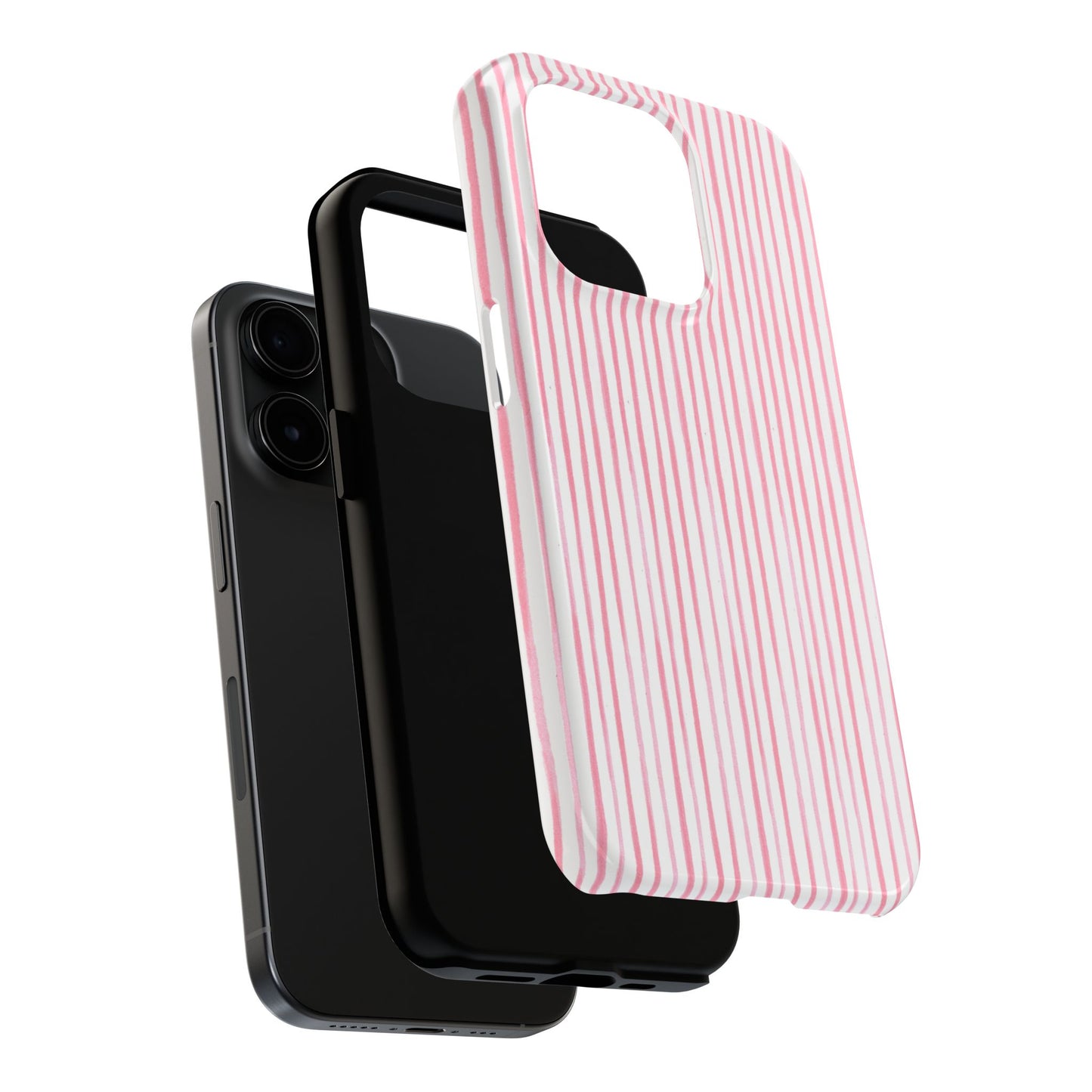 Candy Stripe White / Pink Phone Case