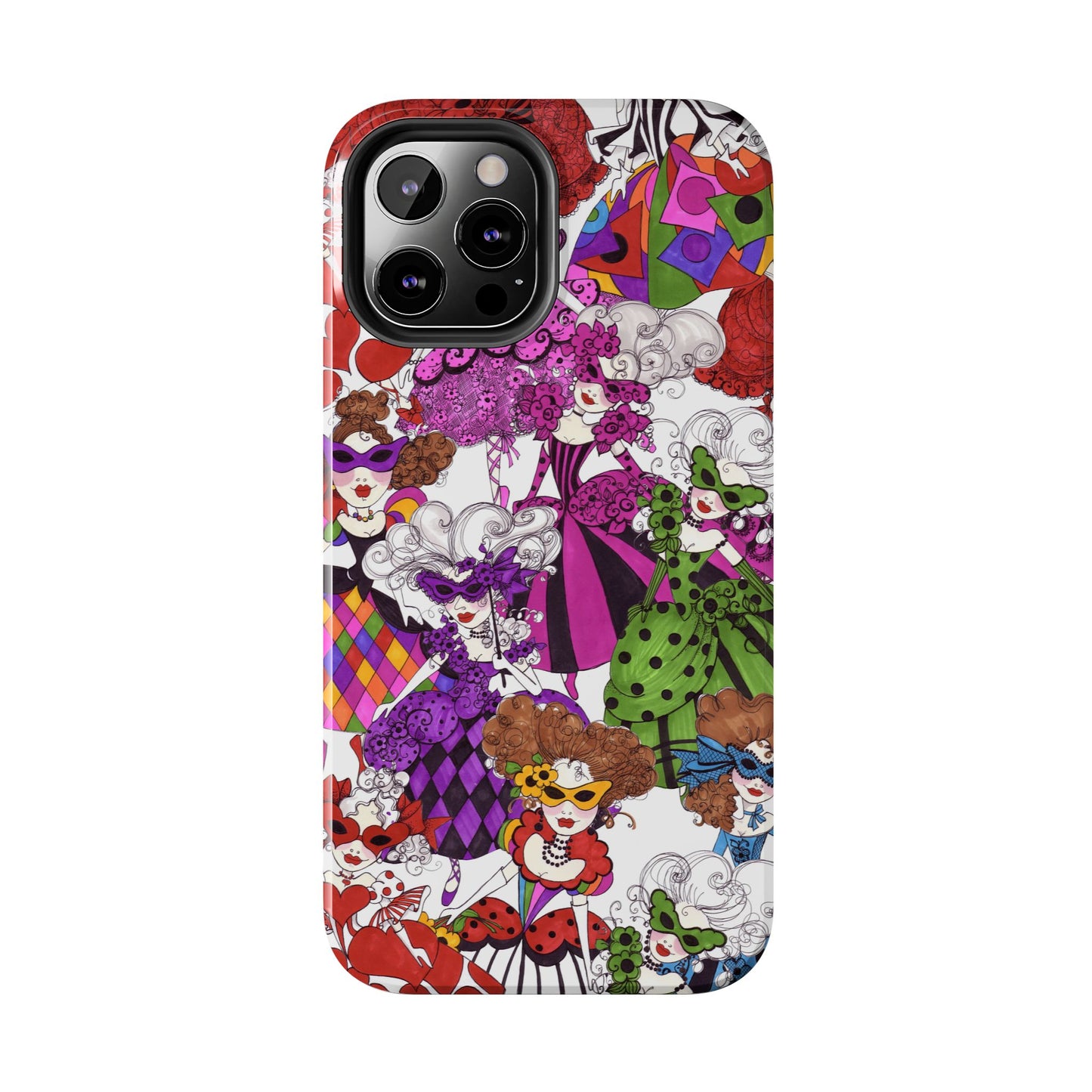 Crowded Dance Floor White Phone Case
