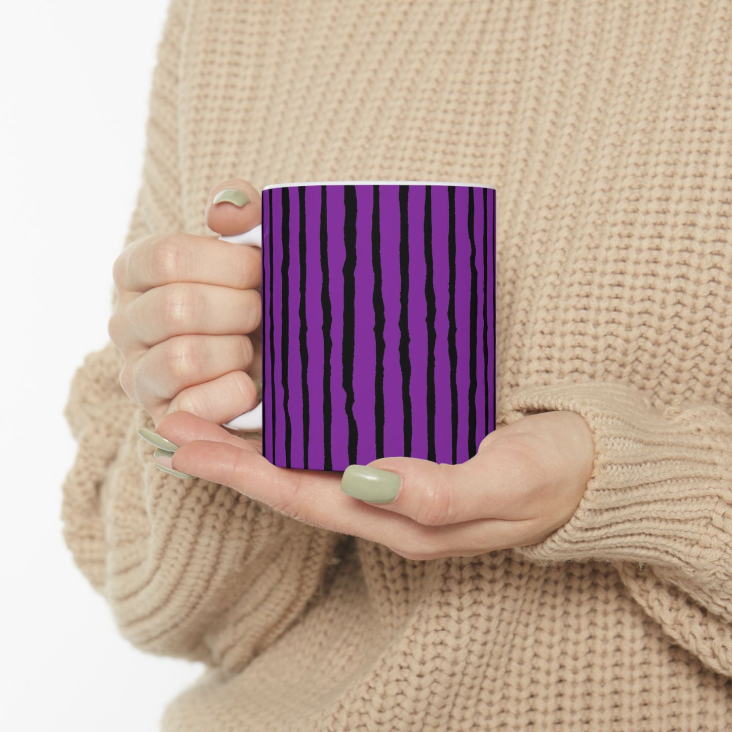 Sorta Stripe Purple / Black Cup
