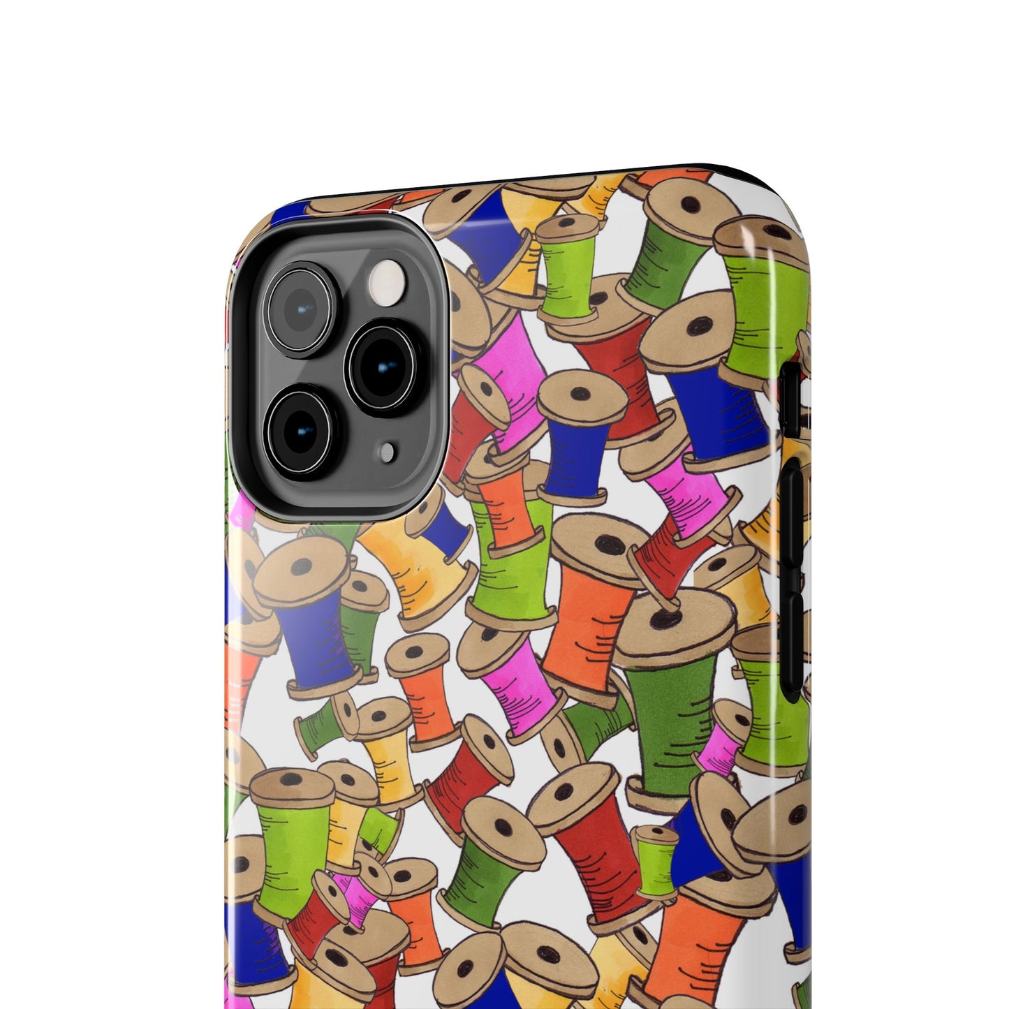 Spoolopoly White Phone Case