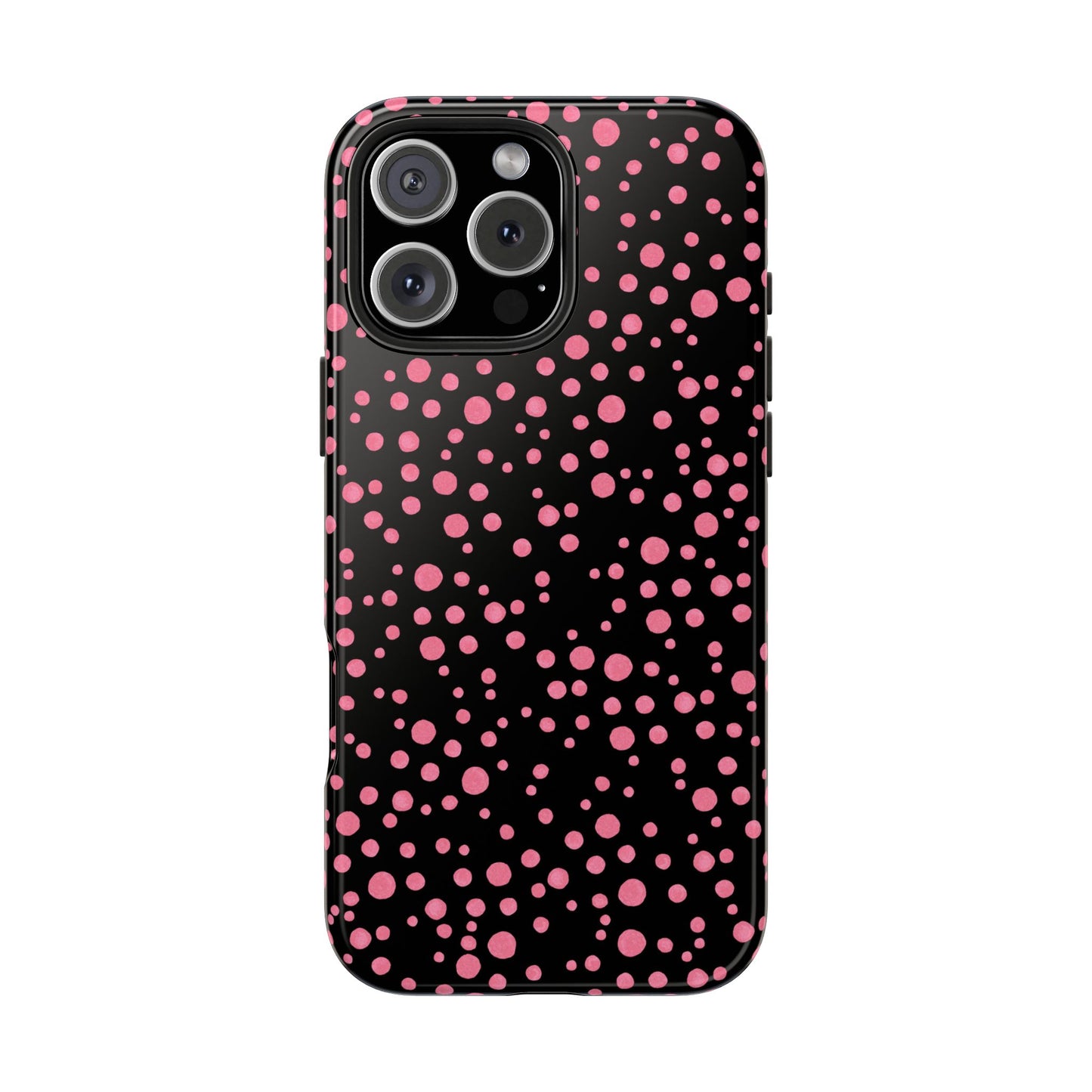 Balloon Dots Black / Pink Phone Case