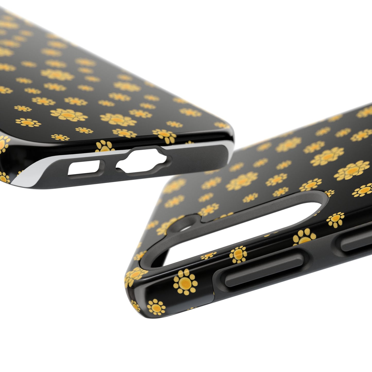 Bandana Dots Black / Yellow Phone Case