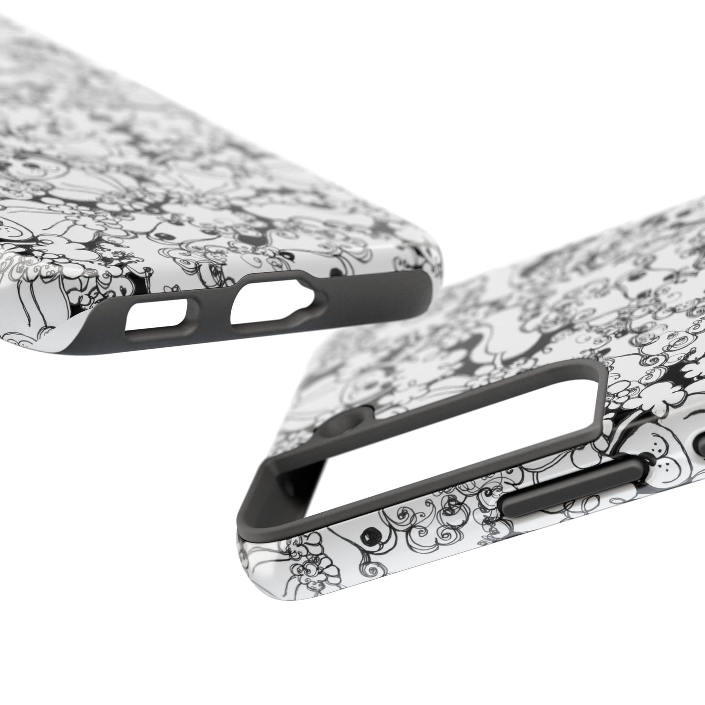 Poodle Party Black Phone Case