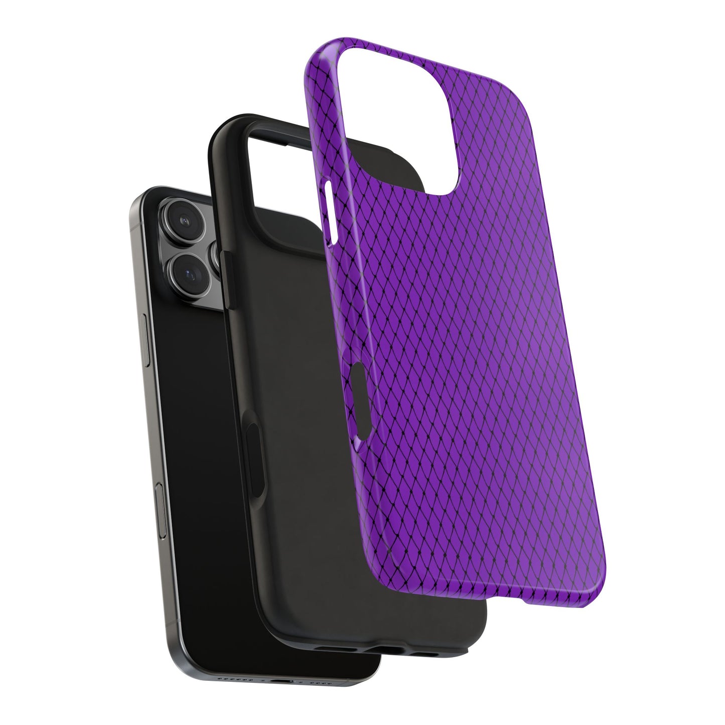 Fishnet Purple Phone Case
