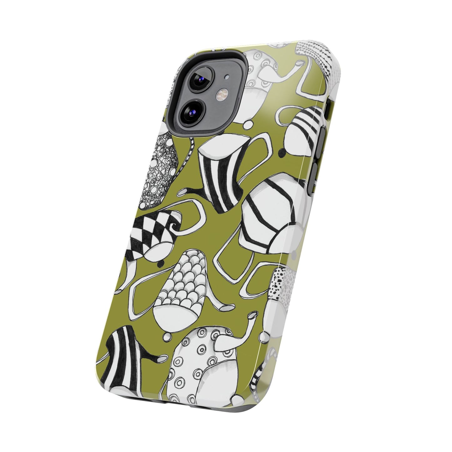 Coffee, Tea Anyone? Green Phone Case