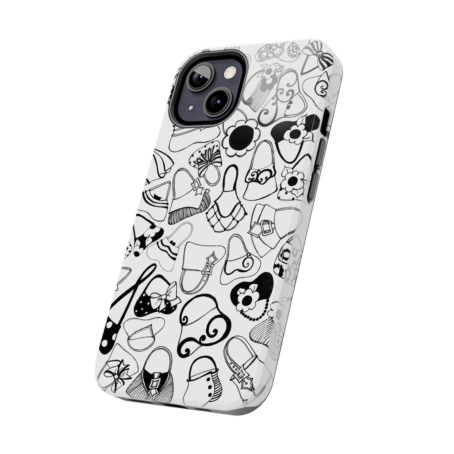 Handbags White / Black Phone Case