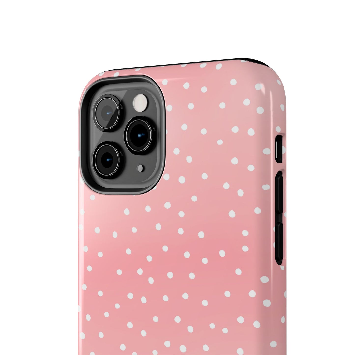 Dinky Dots Coral / White Phone Case