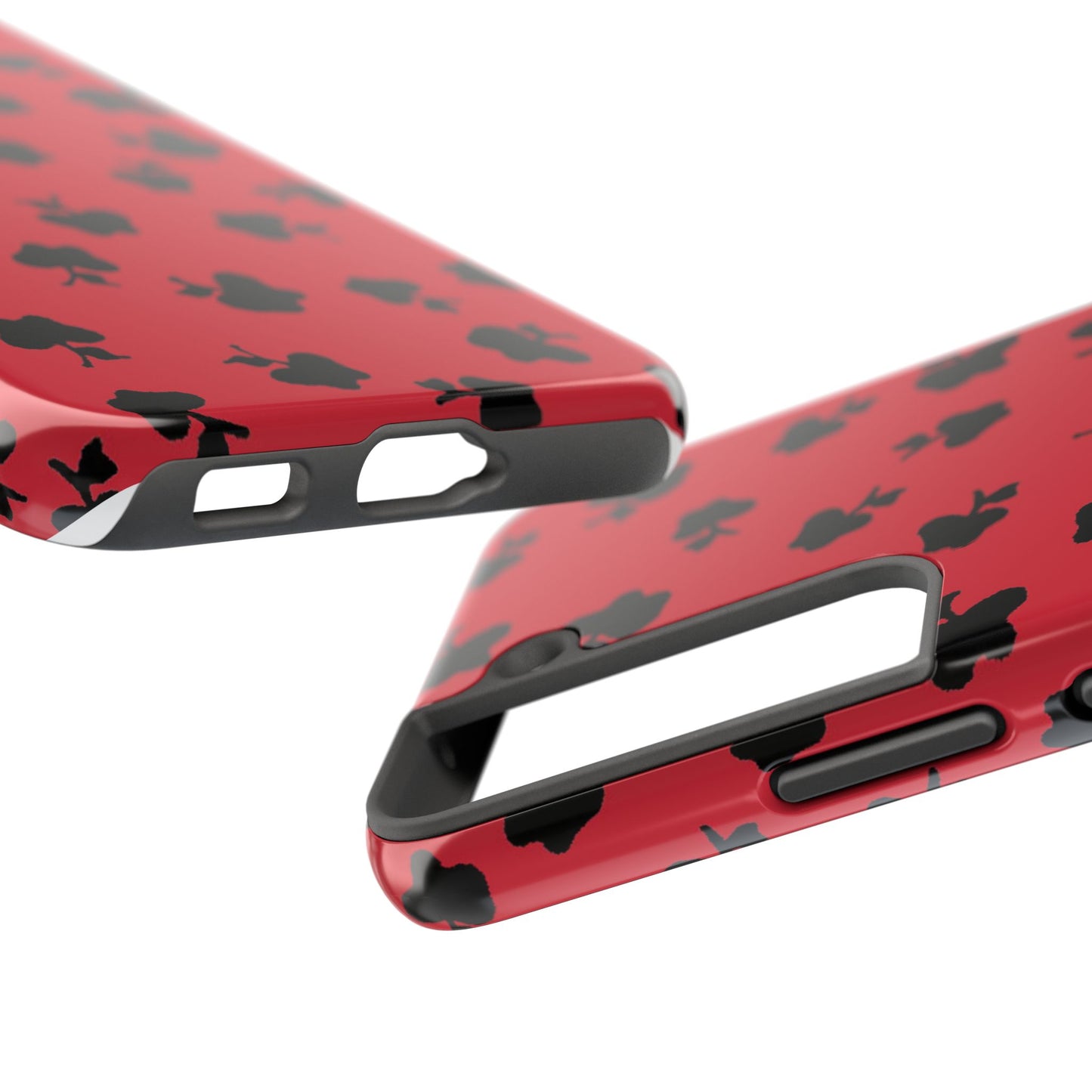 Happy Apples Red / Black Phone Case