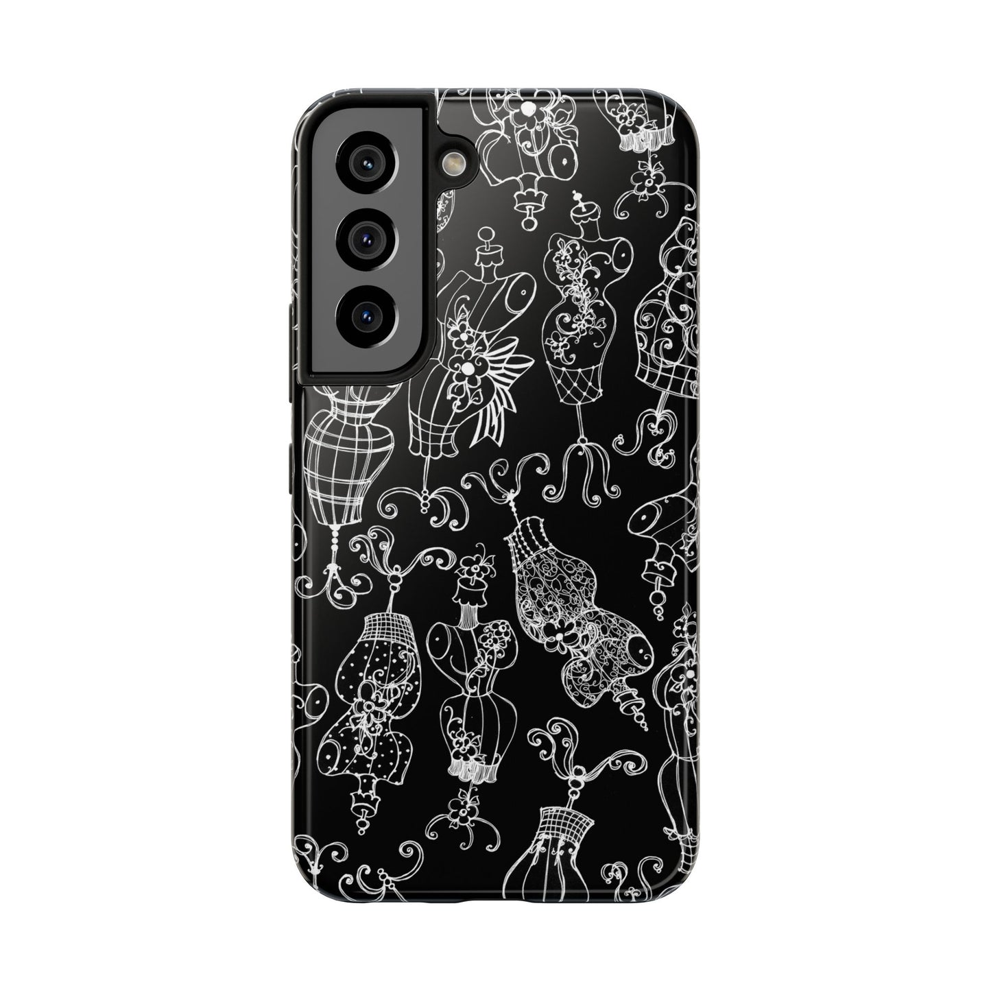 Mannequinique Black / White Phone Case