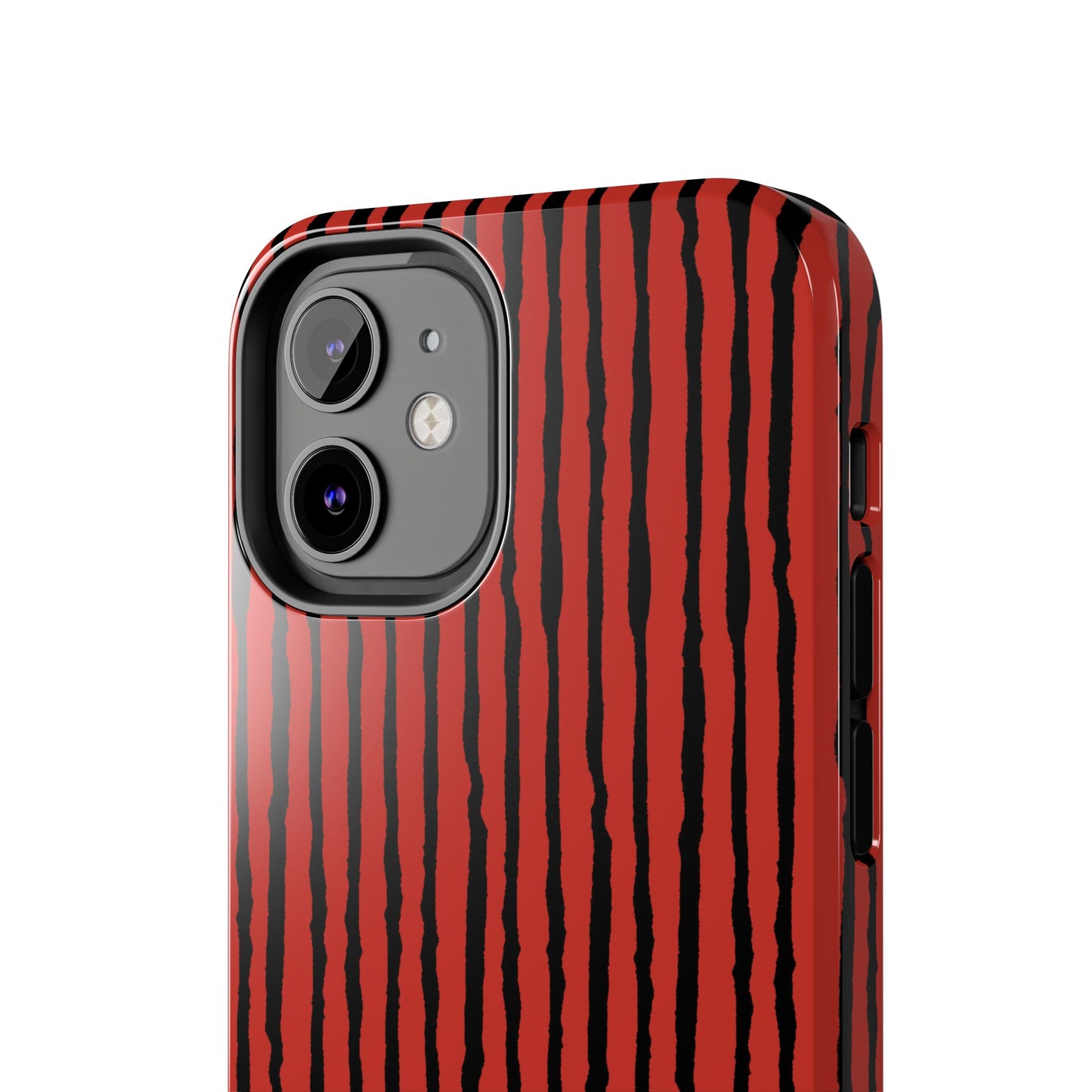 Sorta Stripe Red / Black Phone Case