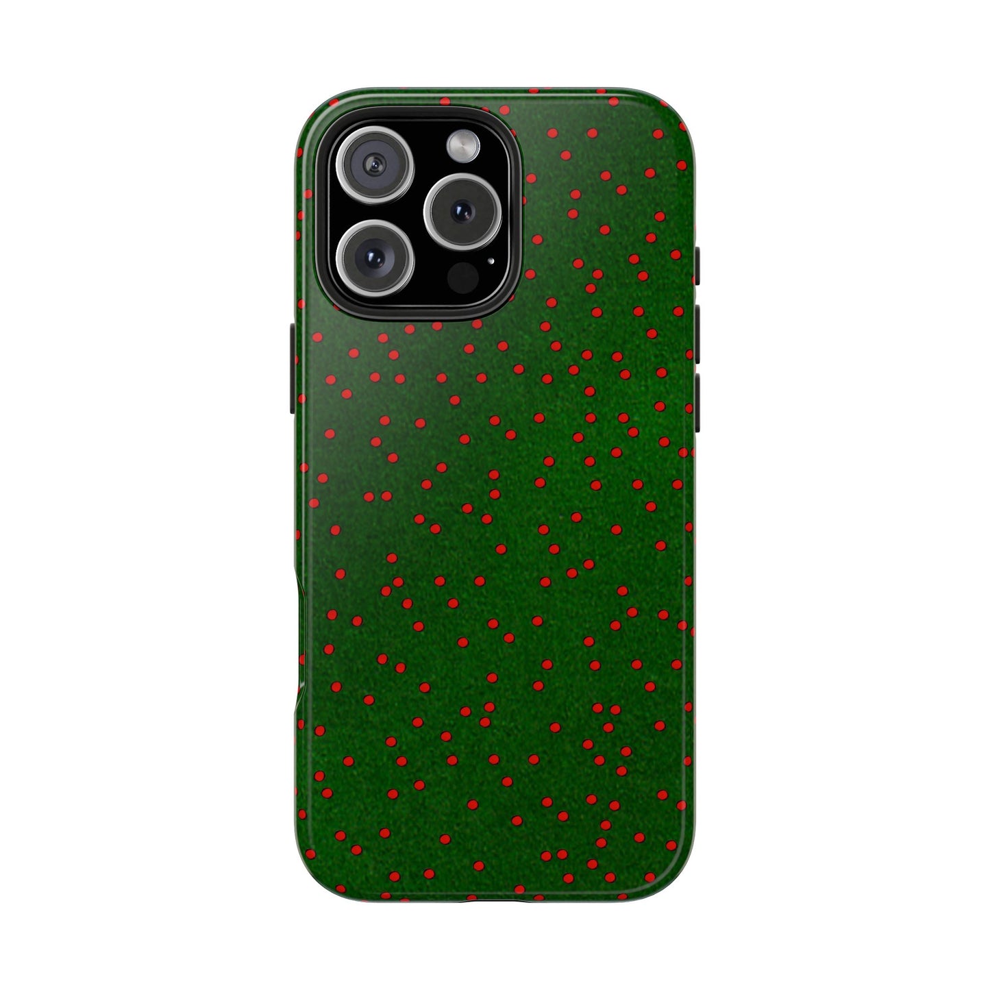 Happy Dots Green / Red Phone Case