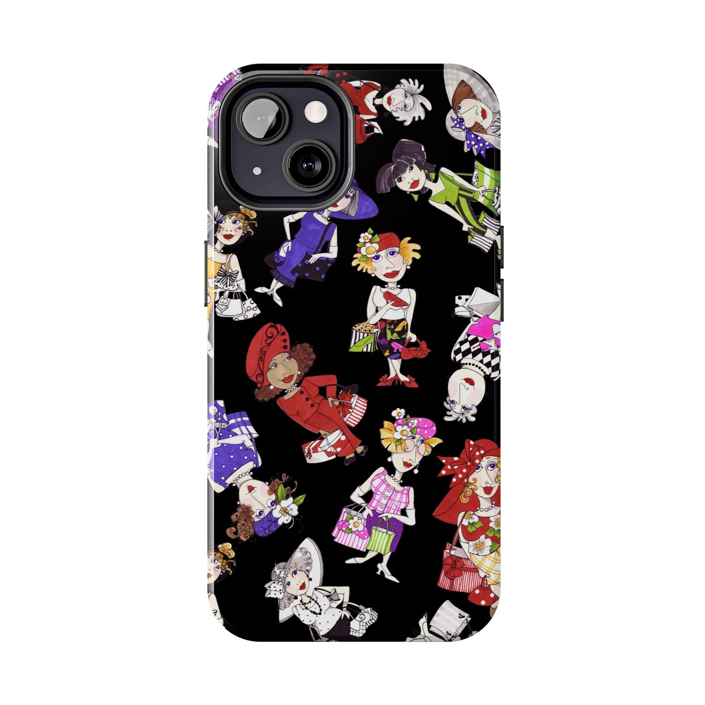 Gone Shopping Tossed Black Phone Case