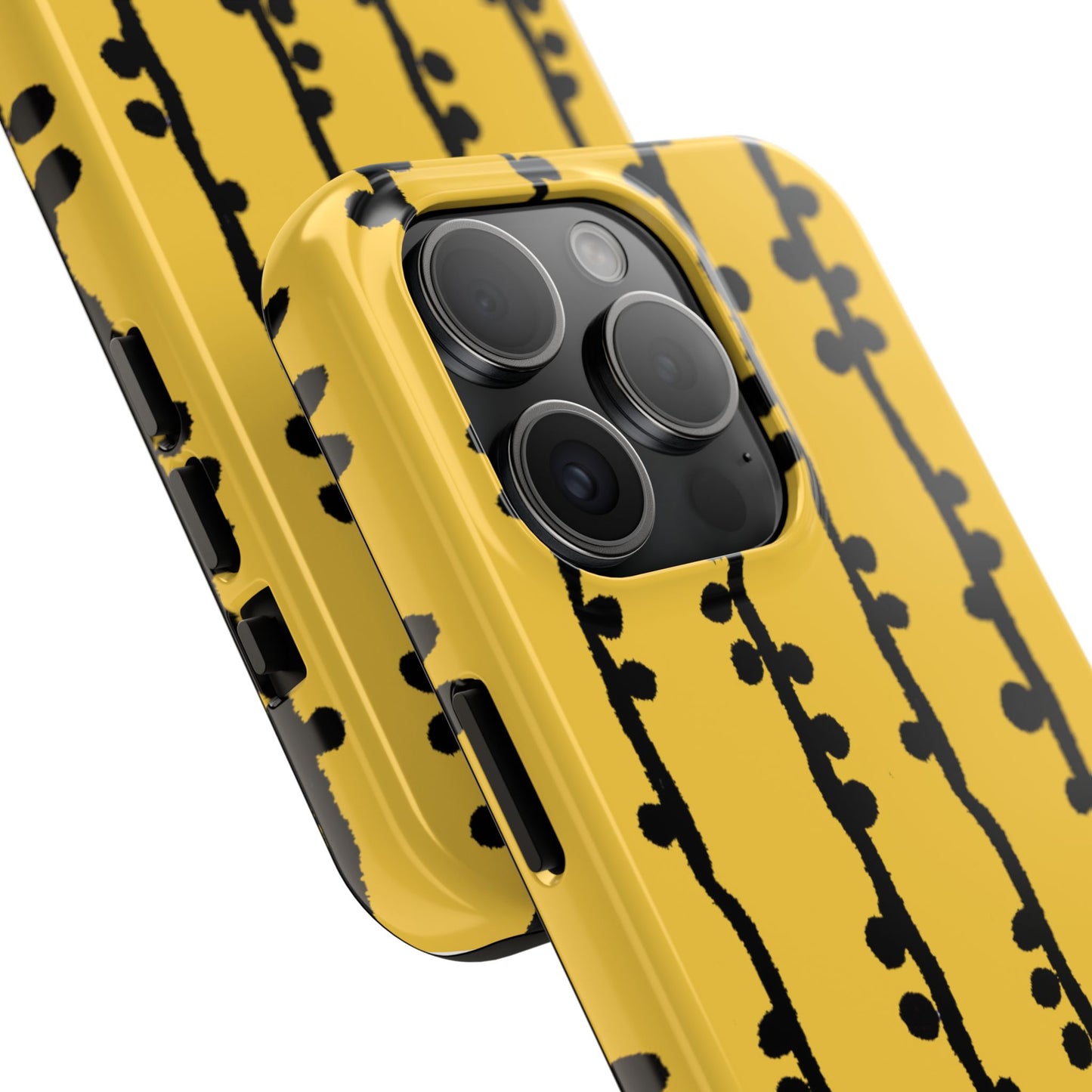Loopy Stripe Yellow Phone Case