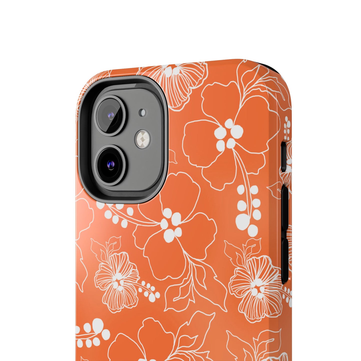 Lacey Hibiscus Coral Phone Case