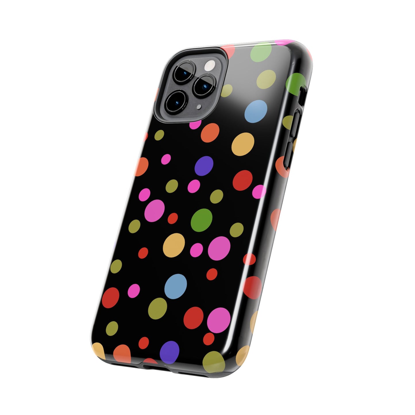 Dot Assortment Black Phone Case