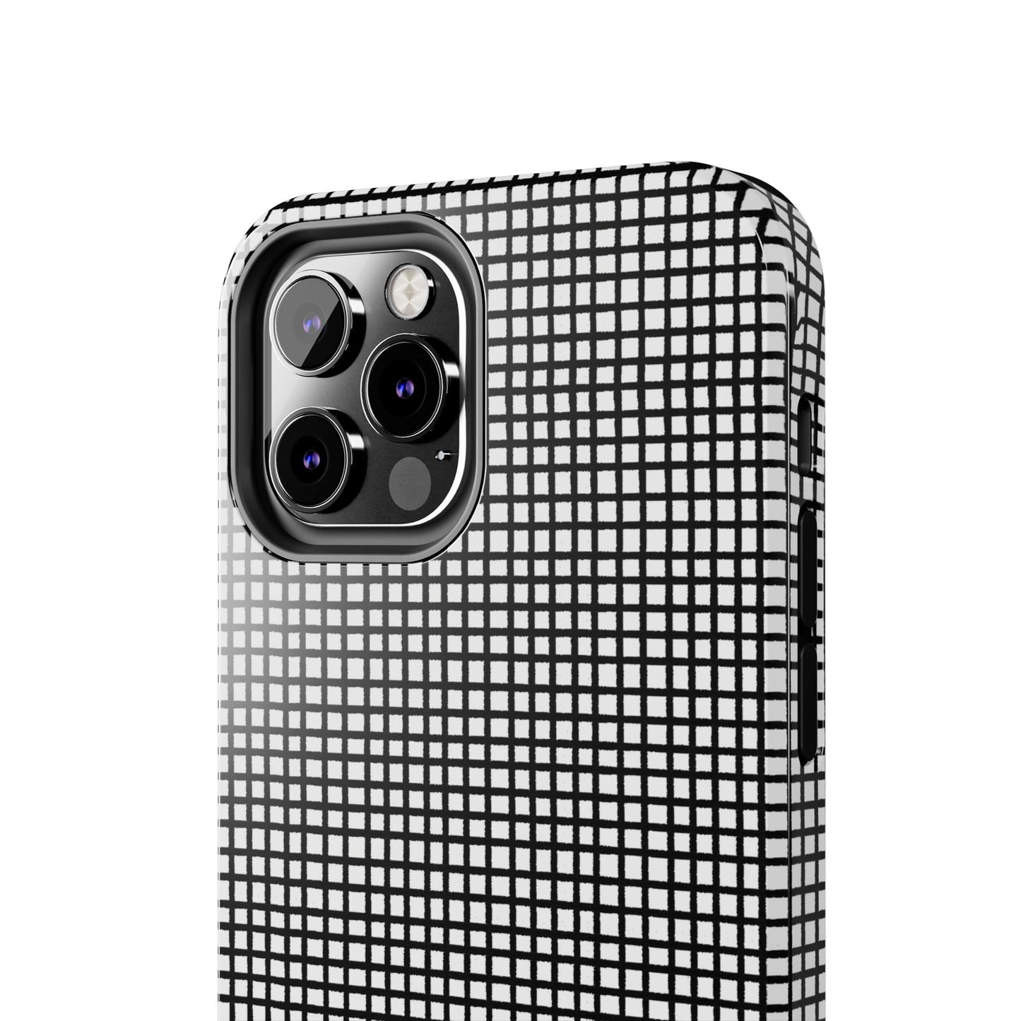 Chipper Check Black Phone Case