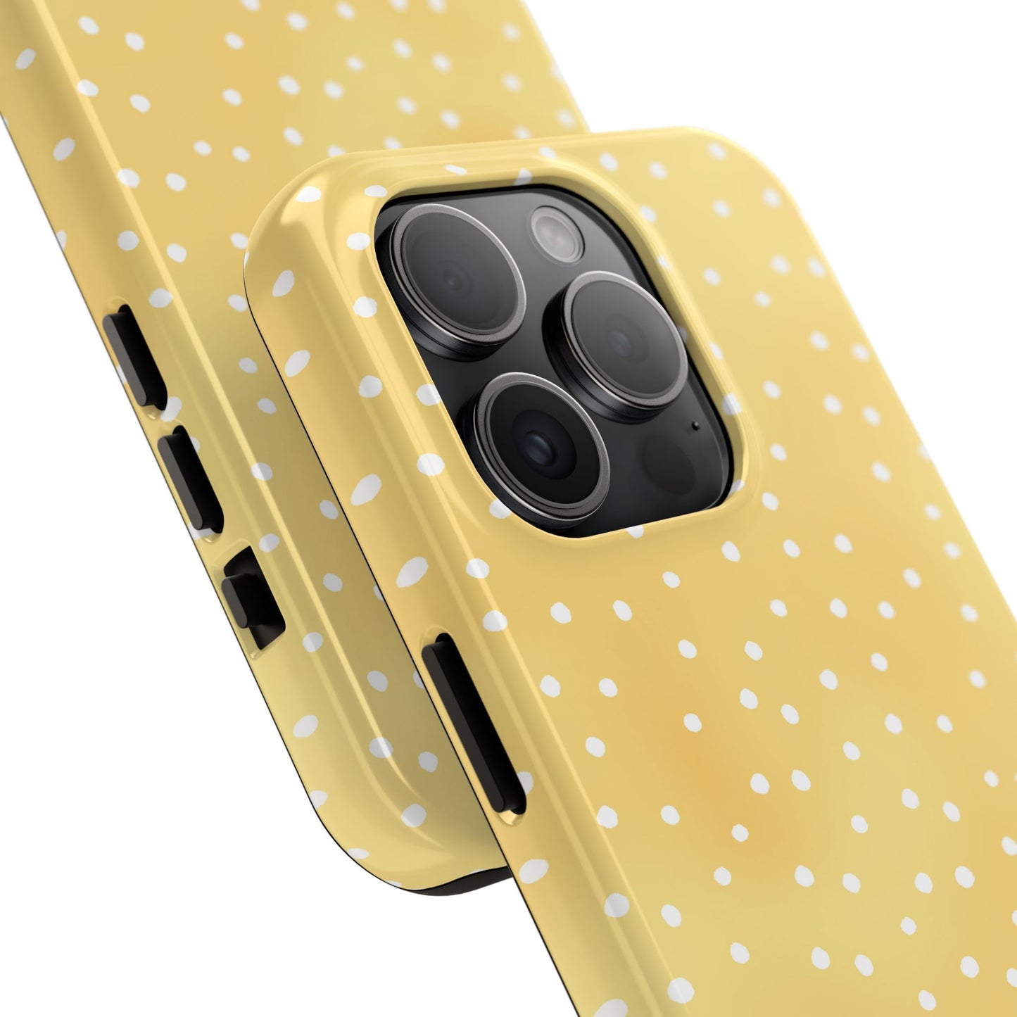 Dinky Dots Sunshine / White Phone Case
