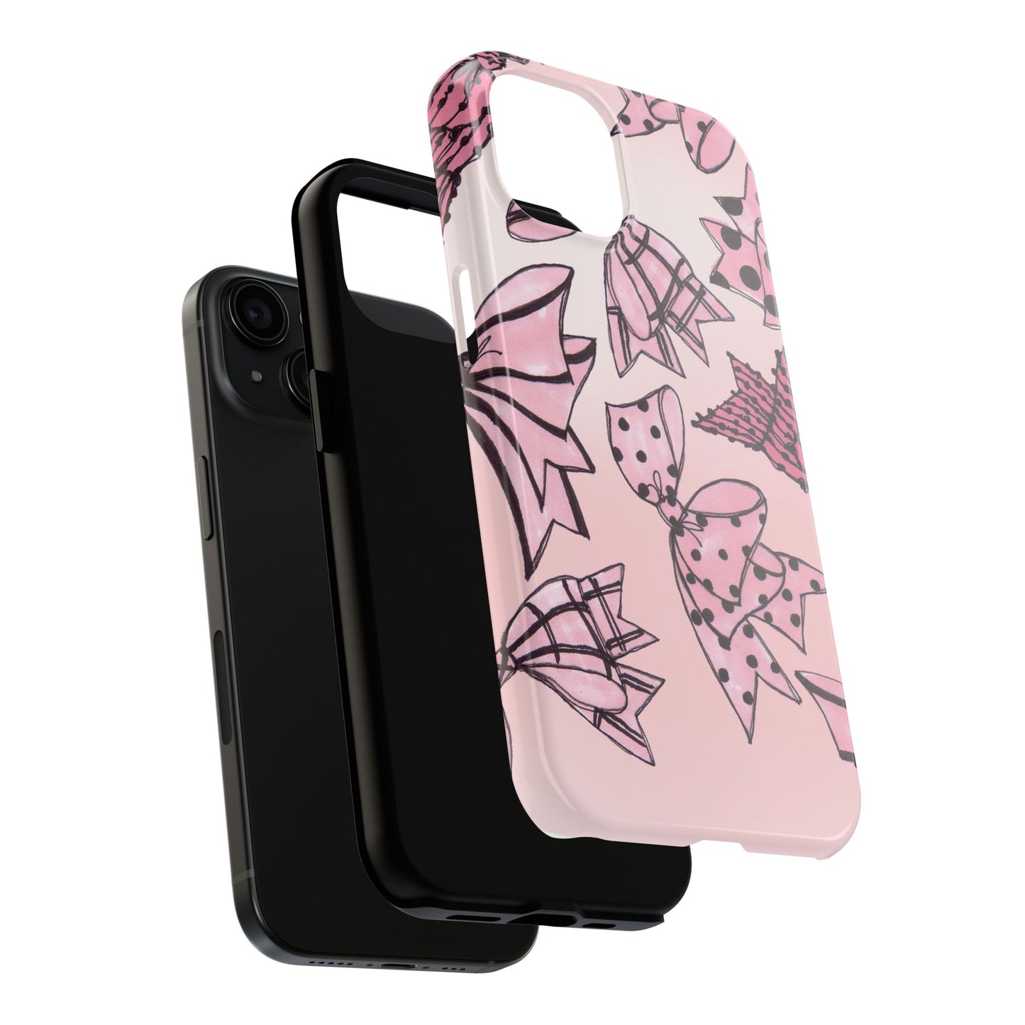 Cat Bows Pink Phone Case