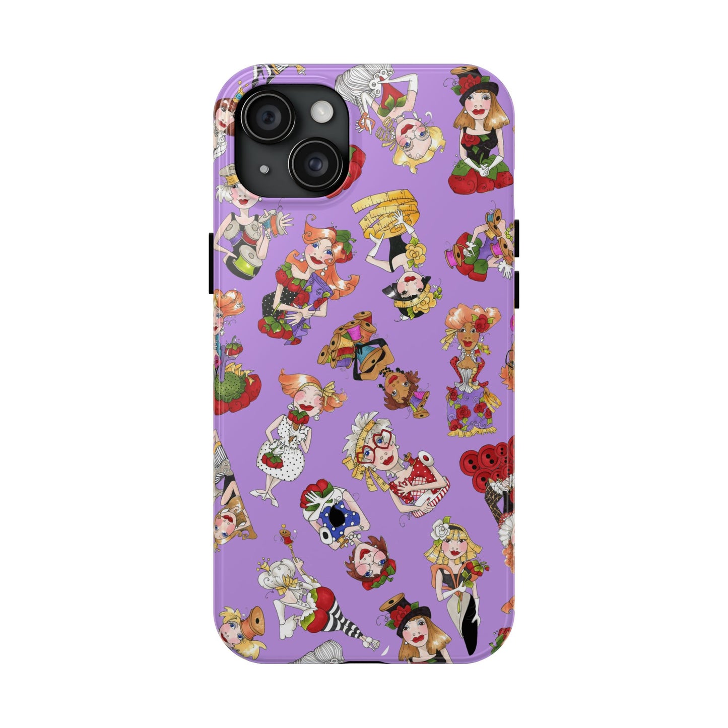Curious Toss Purple Phone Case