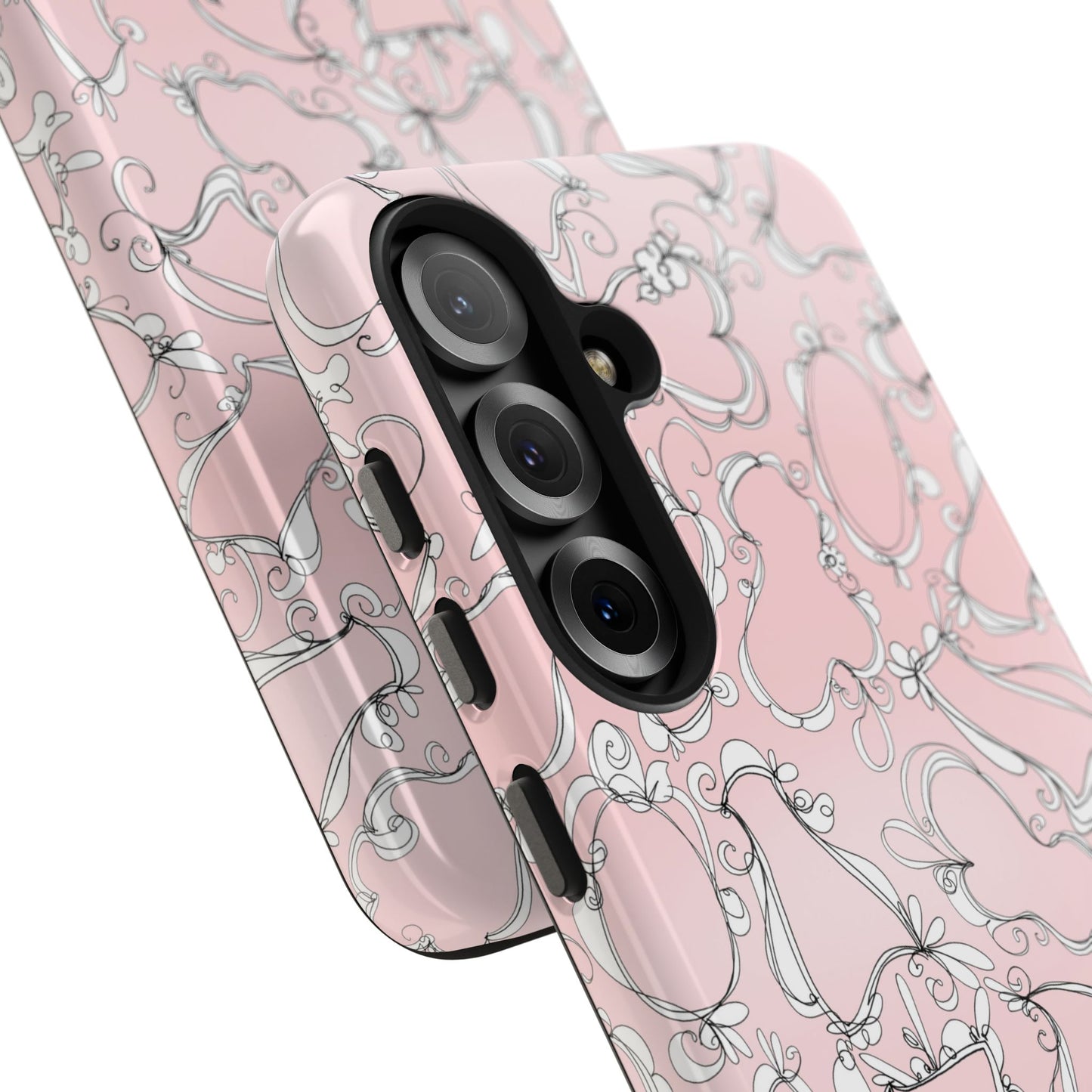 Fancy Frames Pink / White Phone Case