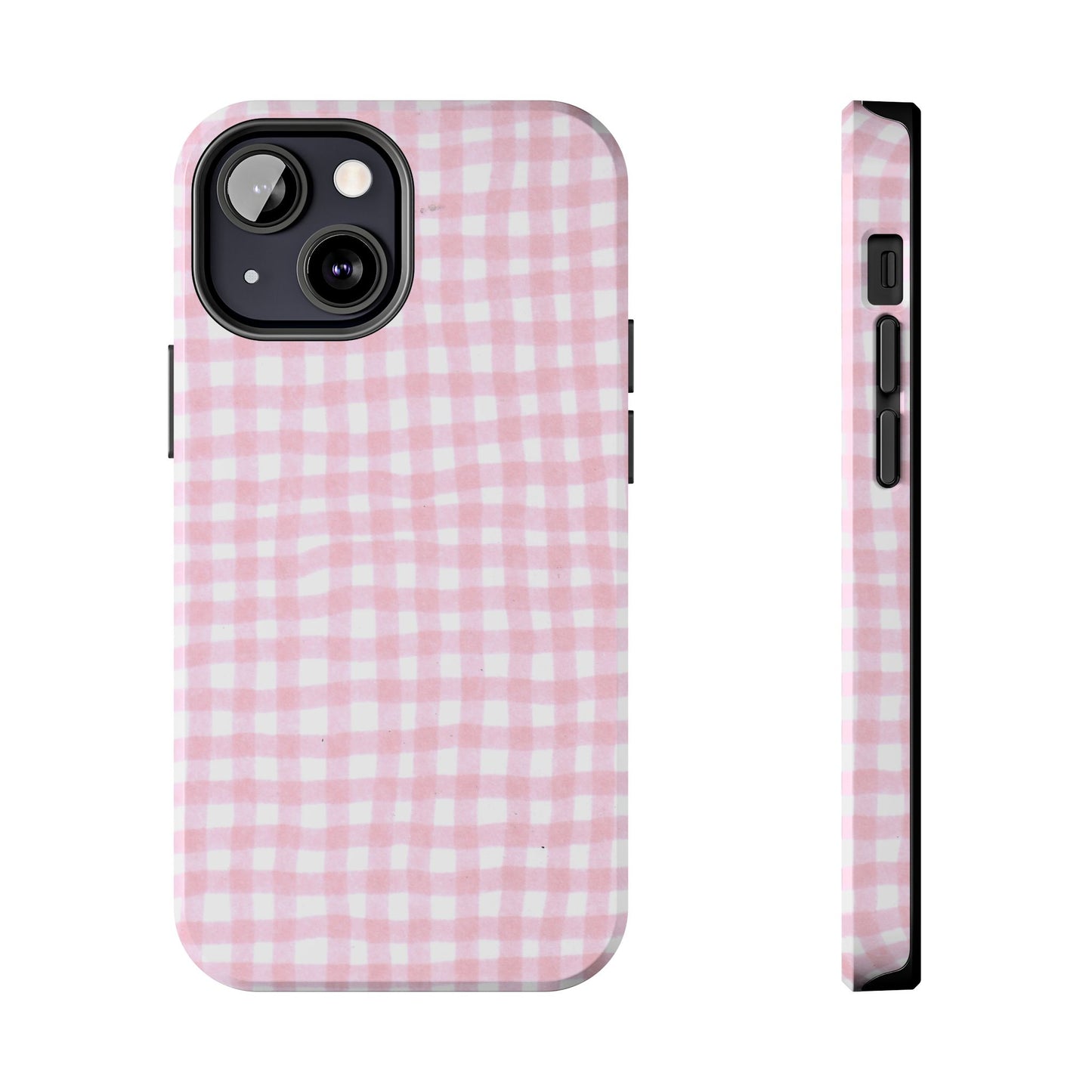 Wonky Chipper Check Pink Phone Case