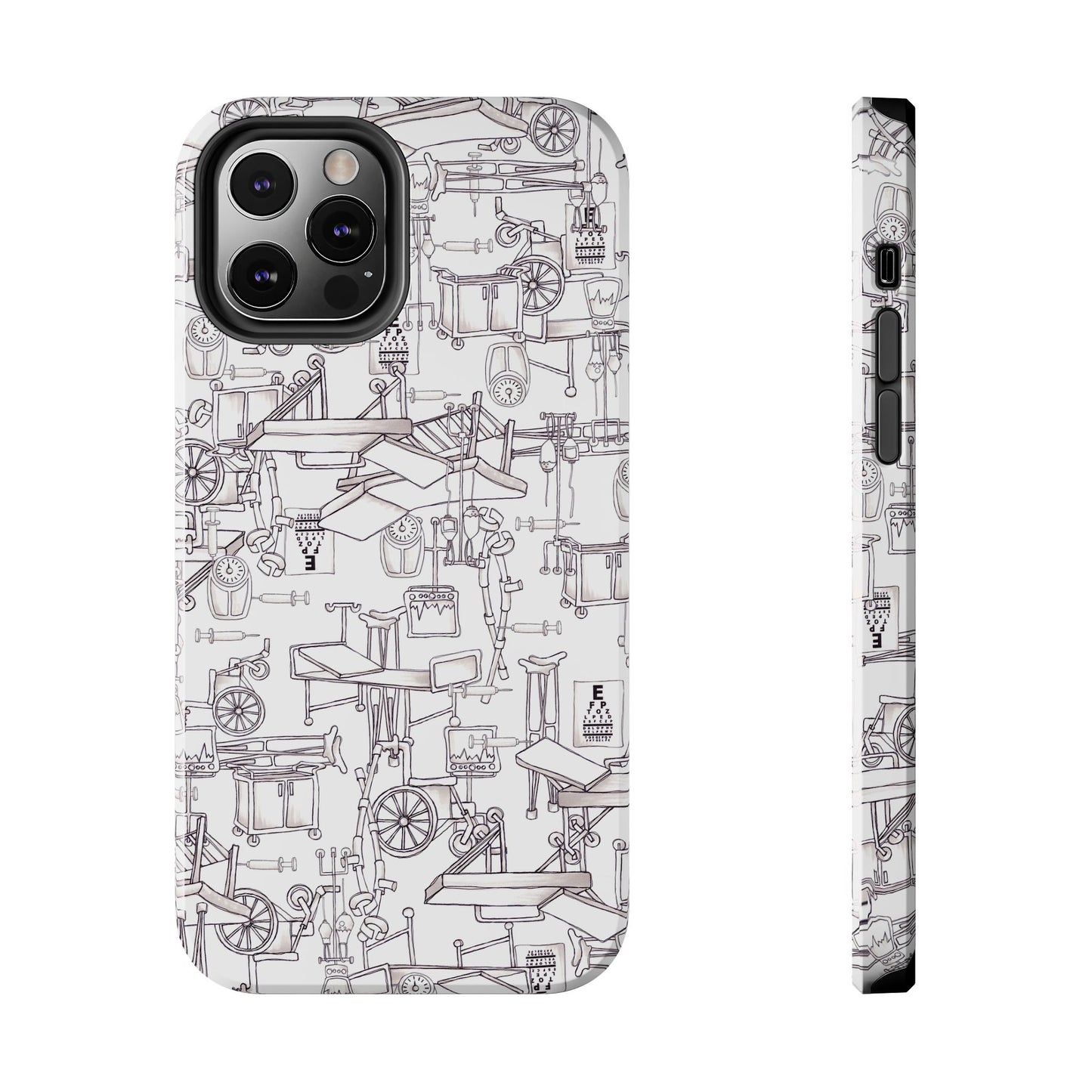 Essentials White / White Phone Case