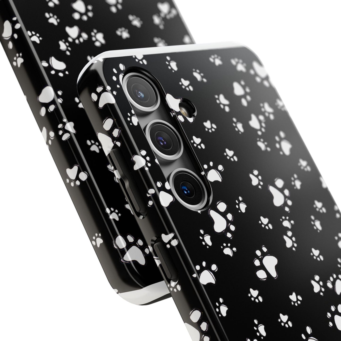 Paw Flakes Black Phone Case