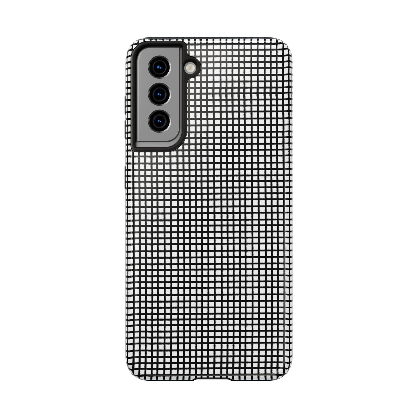 Chipper Check Black Phone Case