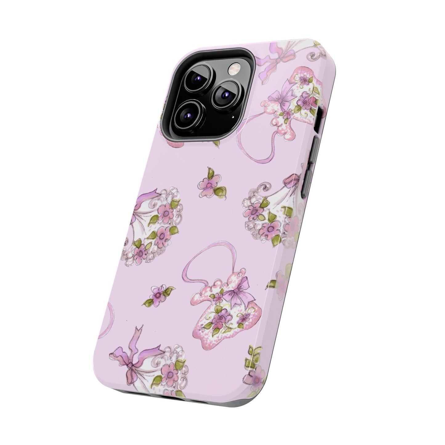 Flower Model Hand Bag Phone Case