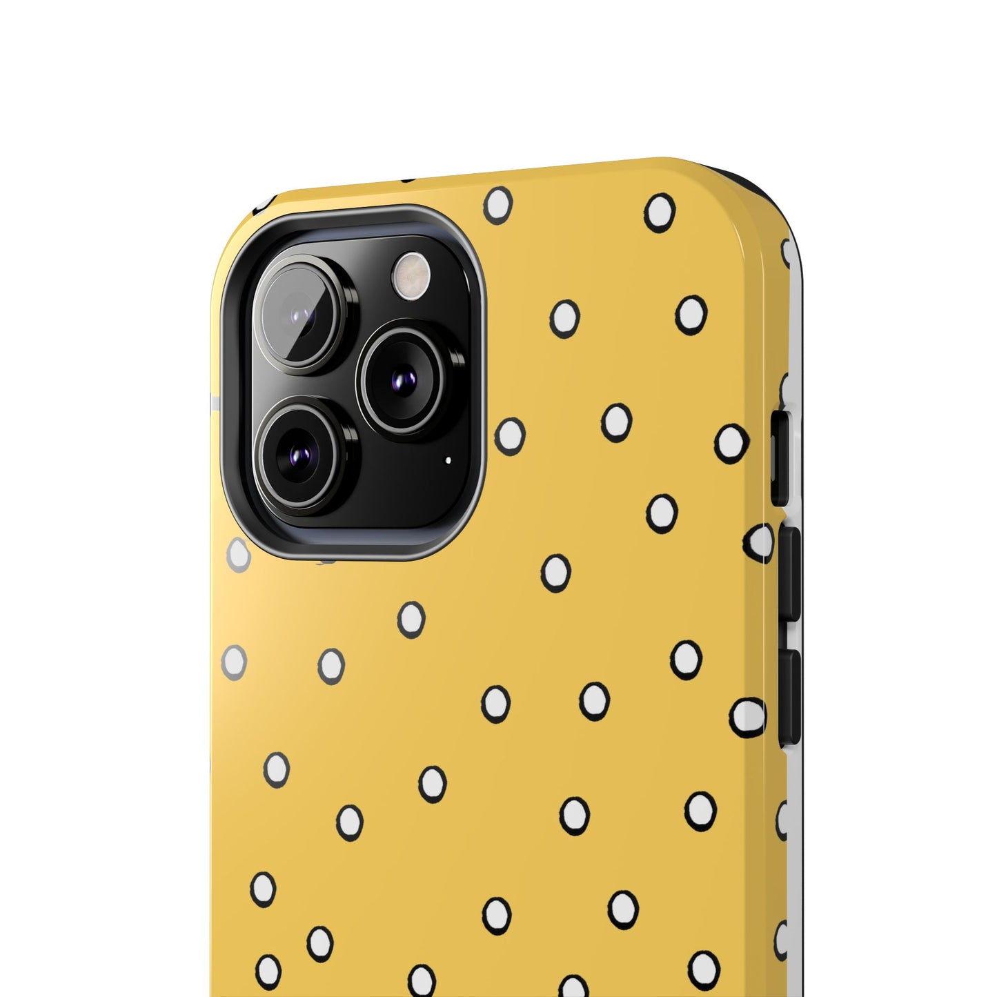 Dots Yellow / White / Black Phone Case