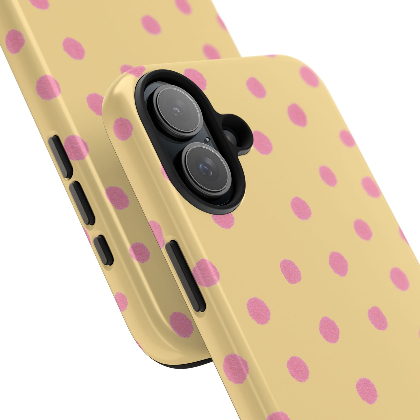 Medium Dots Sunshine / Pink Phone Case