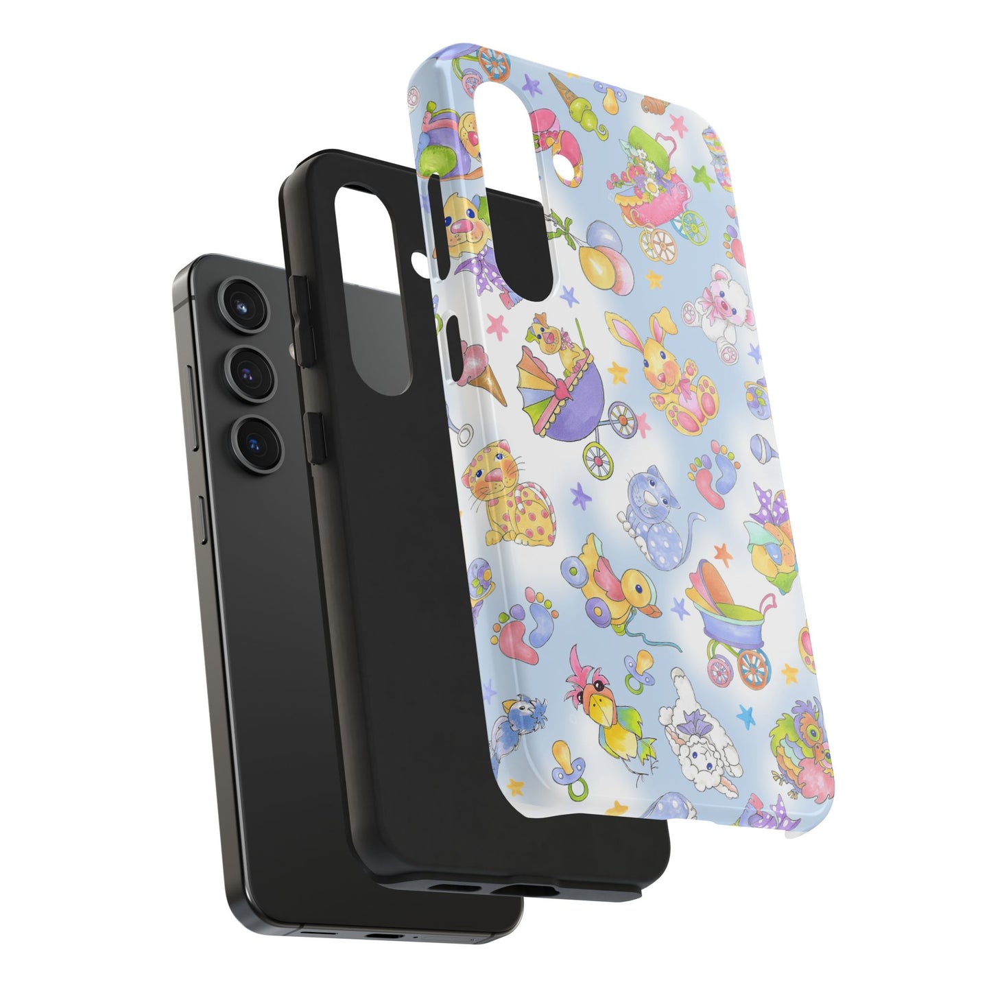 Busy Baby Blue Sky Phone Case