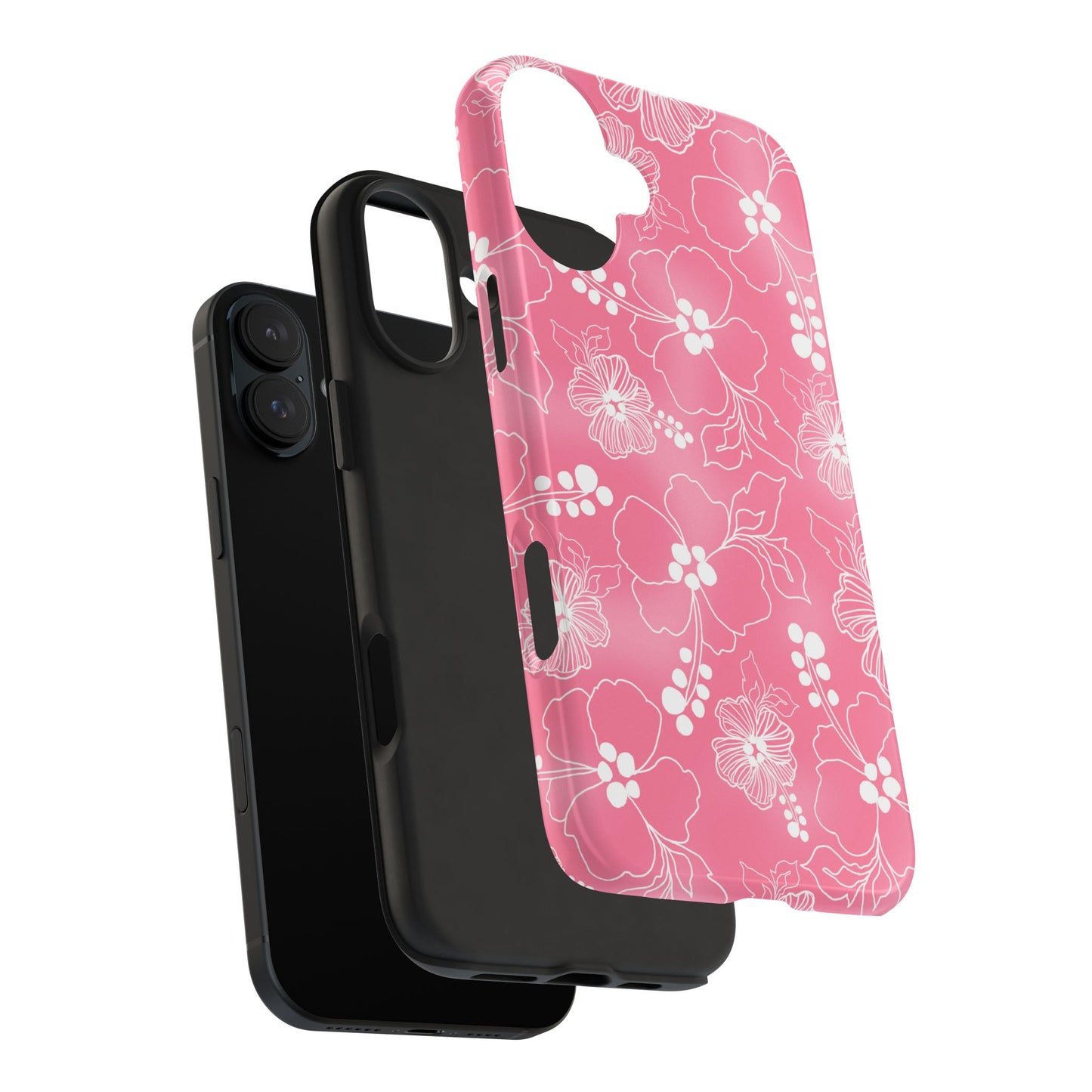 Lacey Hibiscus Pink Phone Case