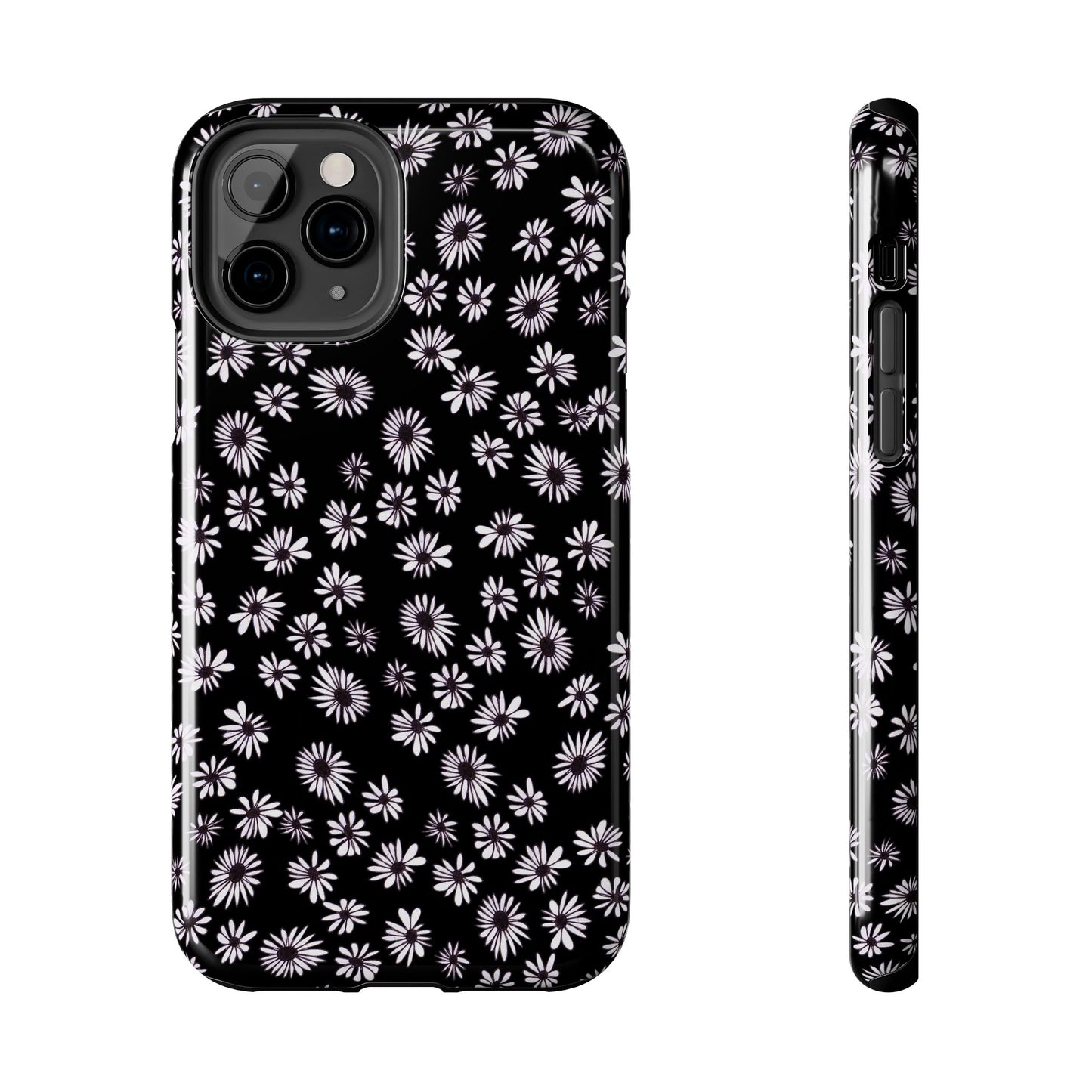 Random Daisy Black / White Phone Case