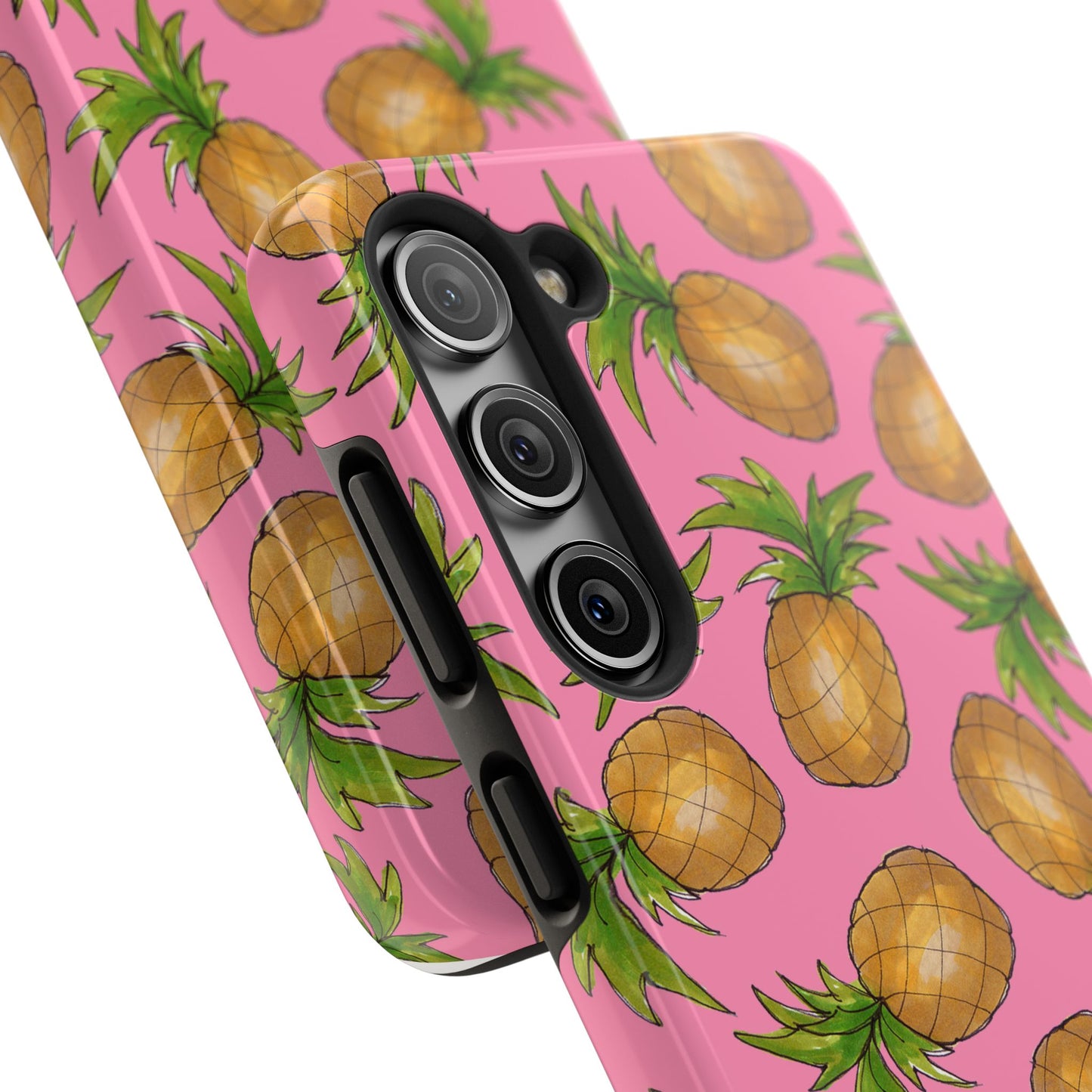 Pineapple Toss Pink Phone Case