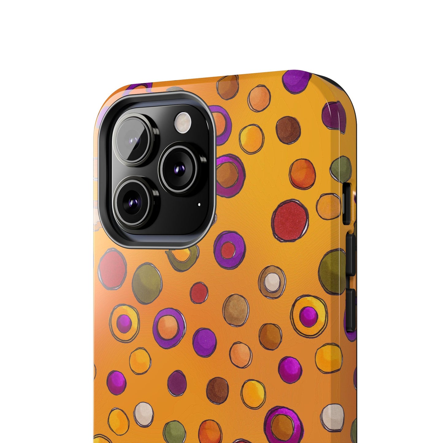 Double Dot Yellow Phone Case
