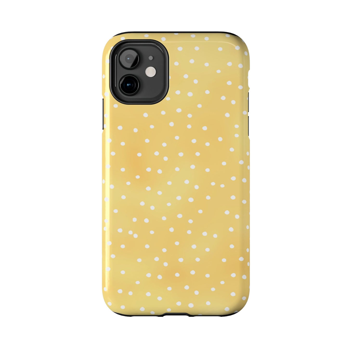 Dinky Dots Sunshine / White Phone Case